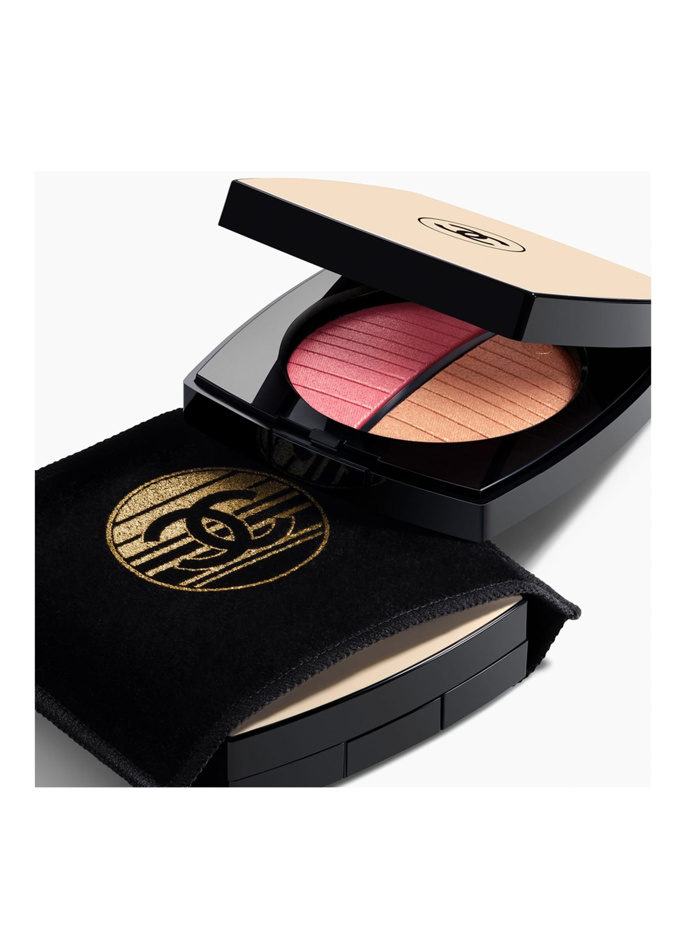 CHANEL LES BEIGES POUDRE BELLE MINE LUMIÈRE DORÉE: ÉCLAT DU SOIR