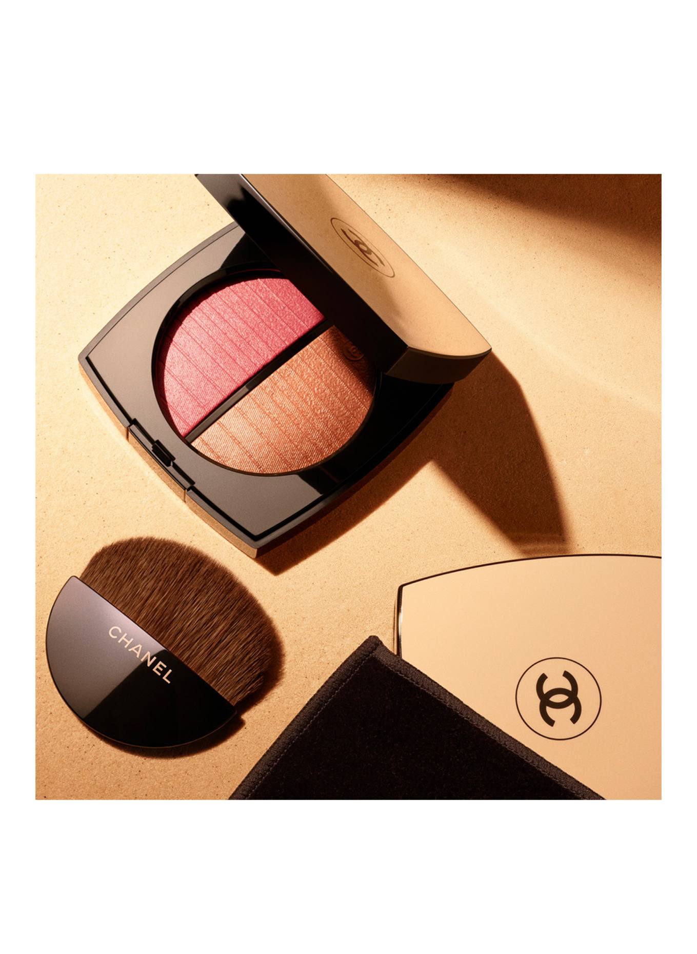 CHANEL LES BEIGES POUDRE BELLE MINE LUMIÈRE DORÉE: ÉCLAT DU SOIR