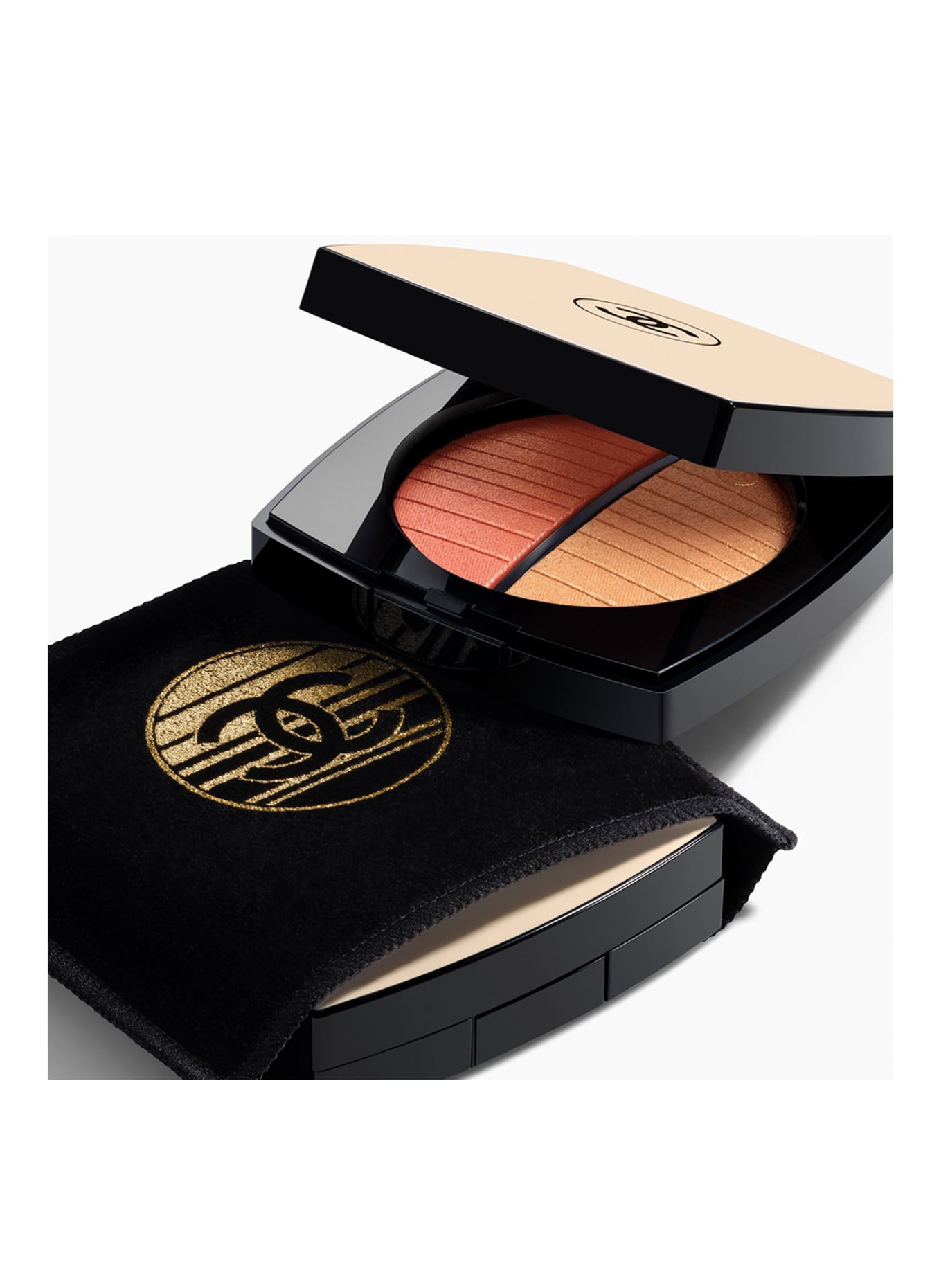 CHANEL LES BEIGES POUDRE BELLE MINE LUMIÈRE DORÉE: SOLEIL COUCHANT