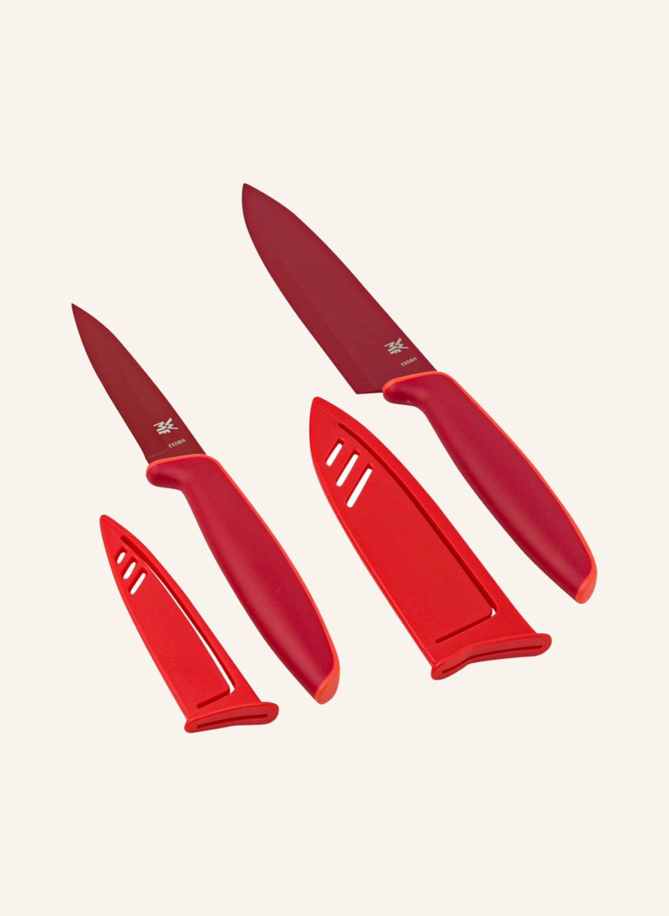 WMF 2dílná sada nožů TOUCH: ČERVENÁ