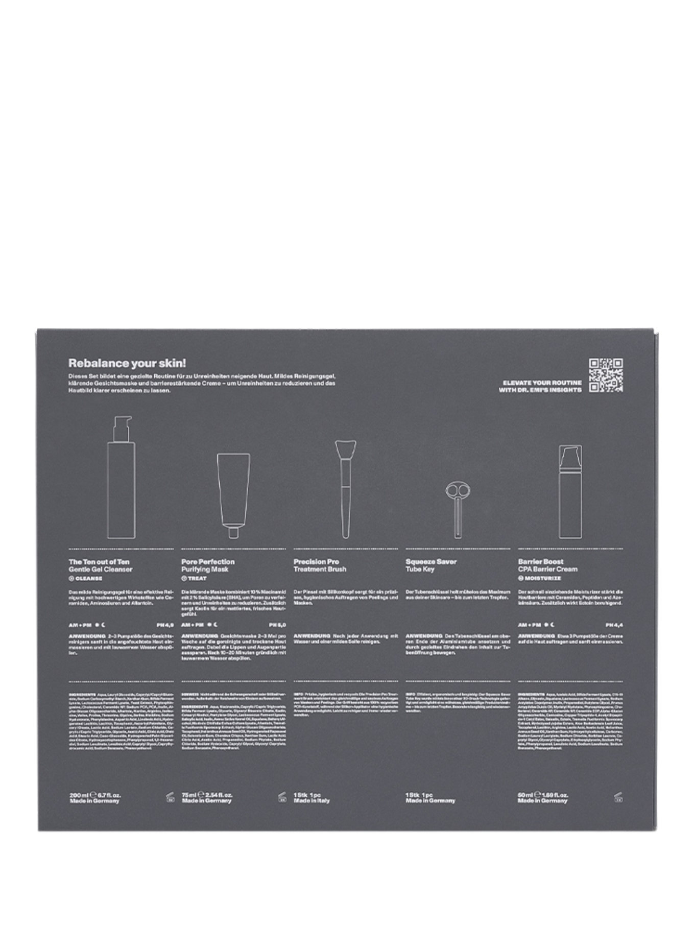 DR. EMI ARPA SKIN BREAKOUT BALANCE SET CLEAR SKIN ROUTINE