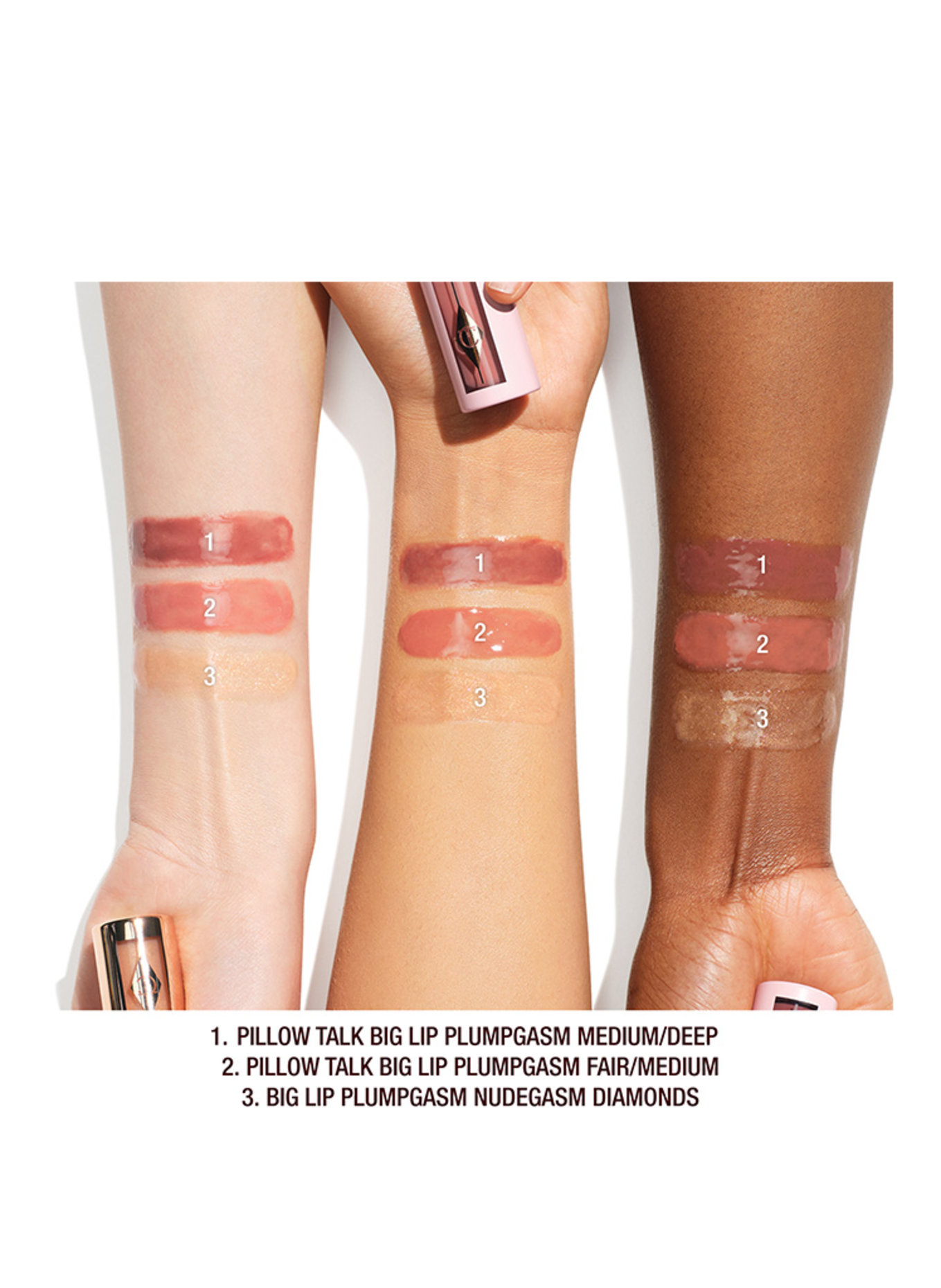 Charlotte Tilbury BIG LIP PLUMPGASM: NUDEGASM DIAMONDS