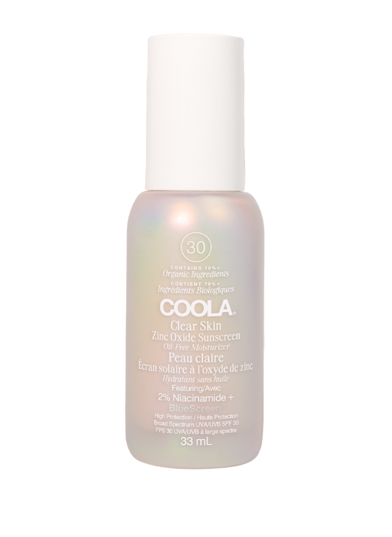 COOLA CLEAR SKIN MINERAL SUNSCREEN SPF30