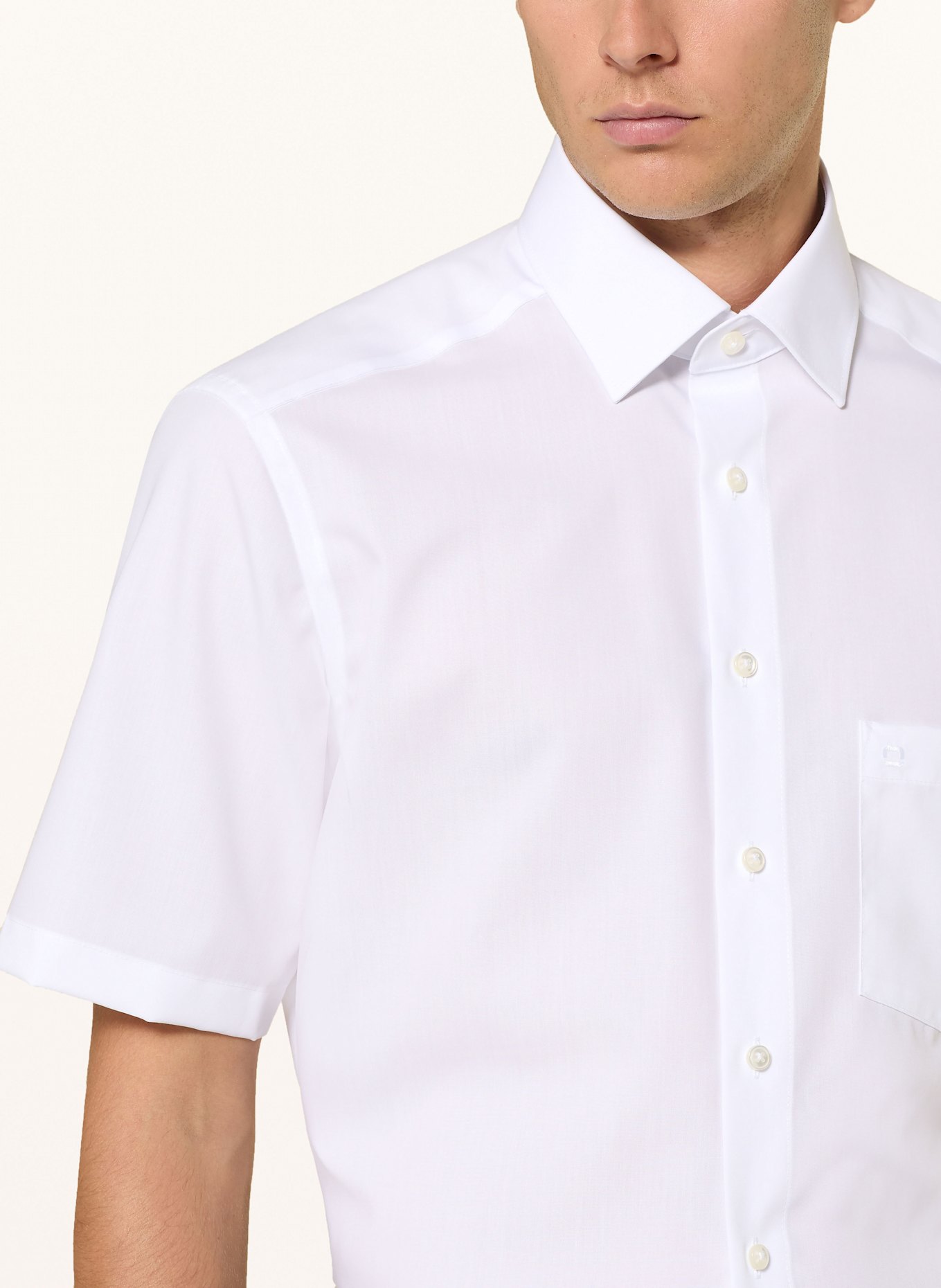OLYMP Kurzarm-Hemd Luxor modern fit: WEISS