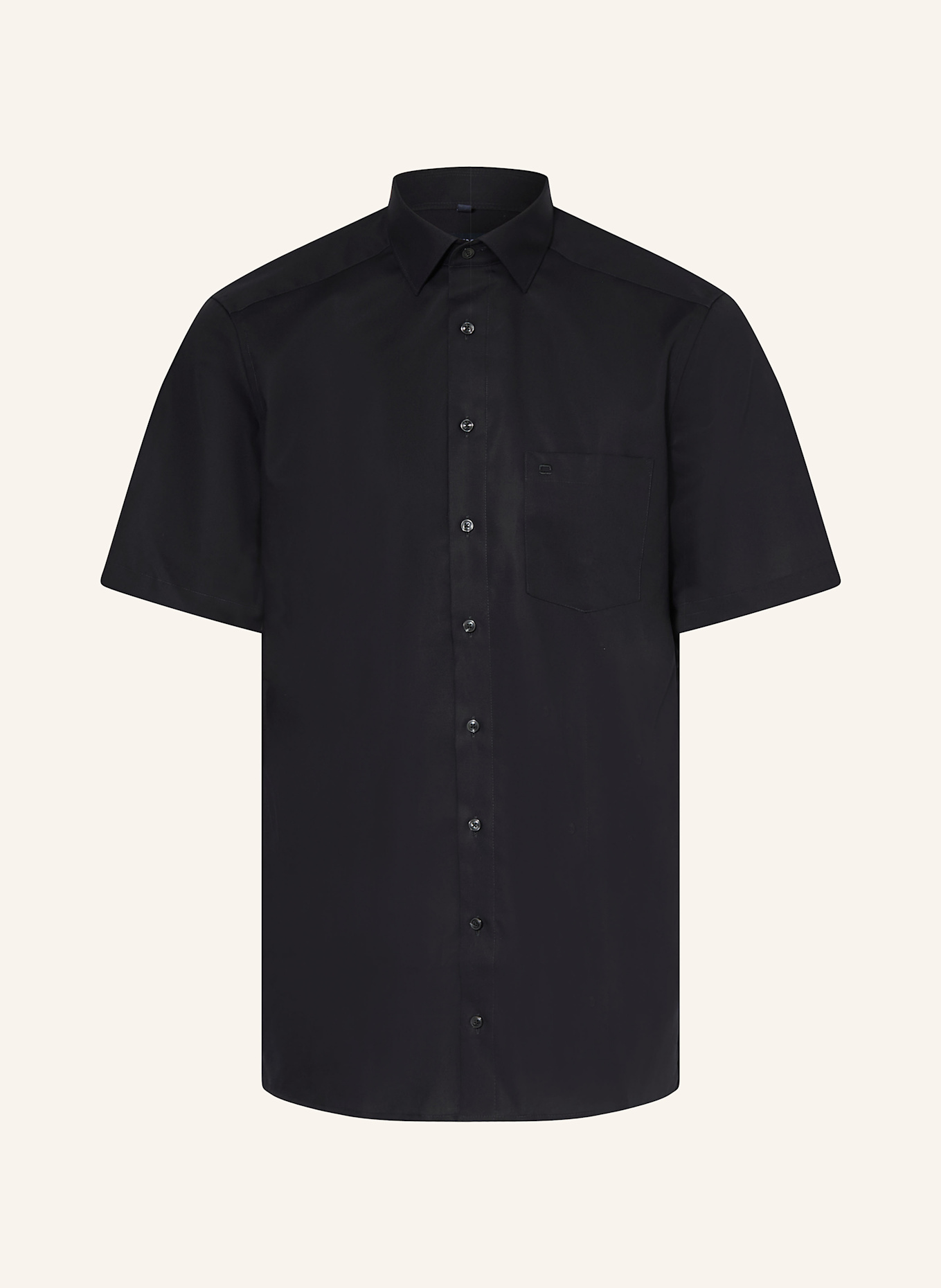 OLYMP Kurzarm-Hemd Luxor modern fit: SCHWARZ