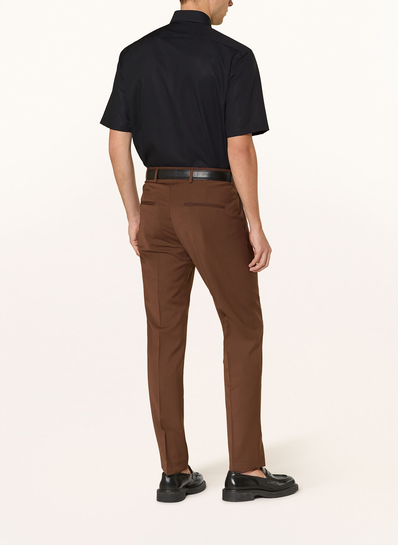 OLYMP Kurzarm-Hemd Luxor modern fit: SCHWARZ