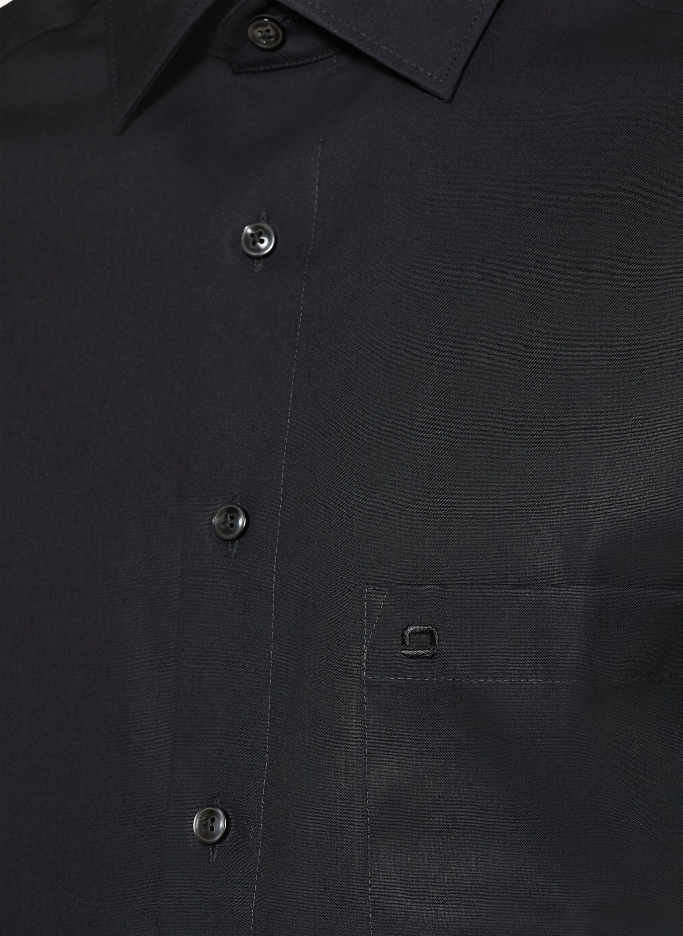 OLYMP Kurzarm-Hemd Luxor modern fit: SCHWARZ