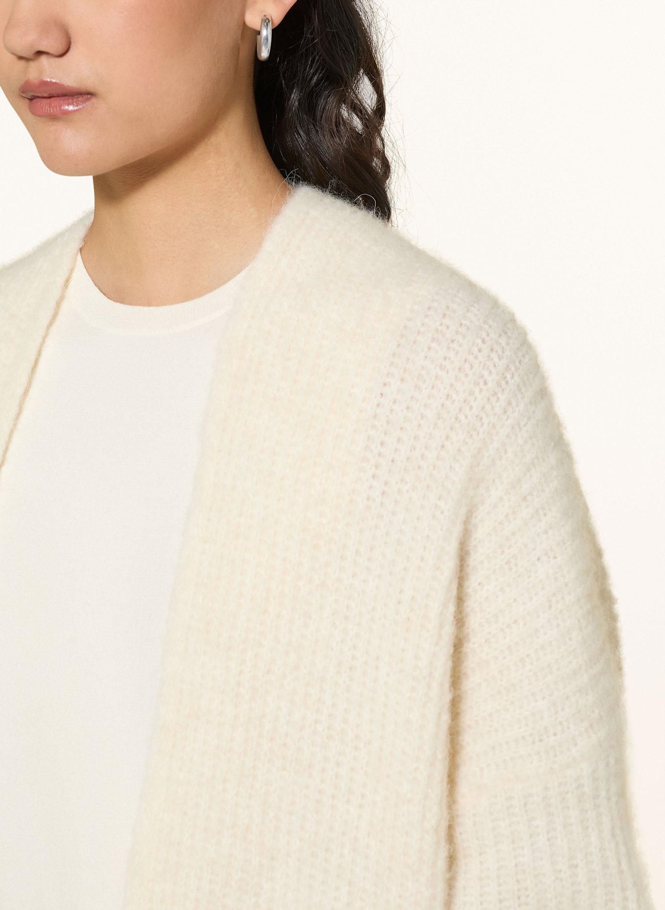 American Vintage Strickhülle EAST mit Alpaka : WEISS