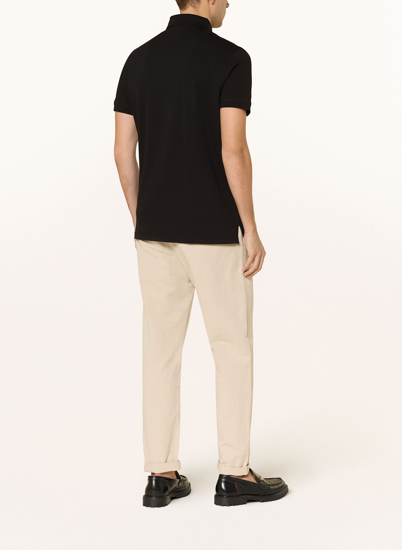 TOMMY HILFIGER Piqué-Poloshirt Regular Fit: SCHWARZ