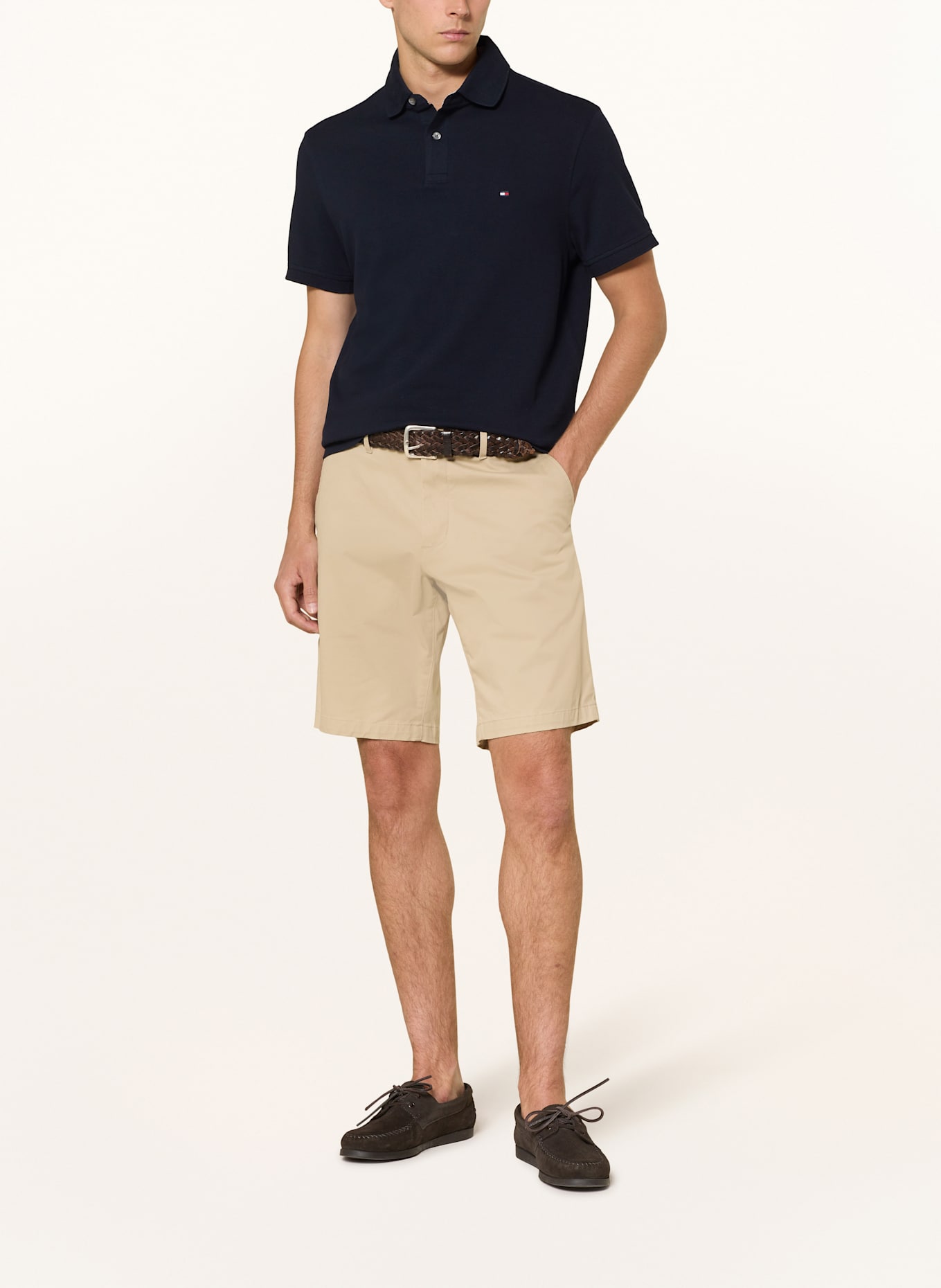 TOMMY HILFIGER Piqué-Poloshirt Regular Fit: DUNKELBLAU