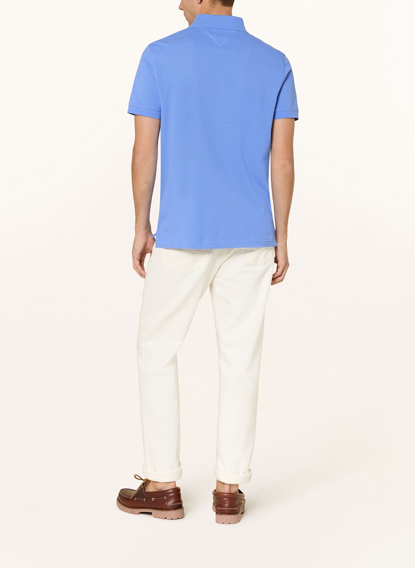 TOMMY HILFIGER Piqué-Poloshirt Regular Fit: BLAU
