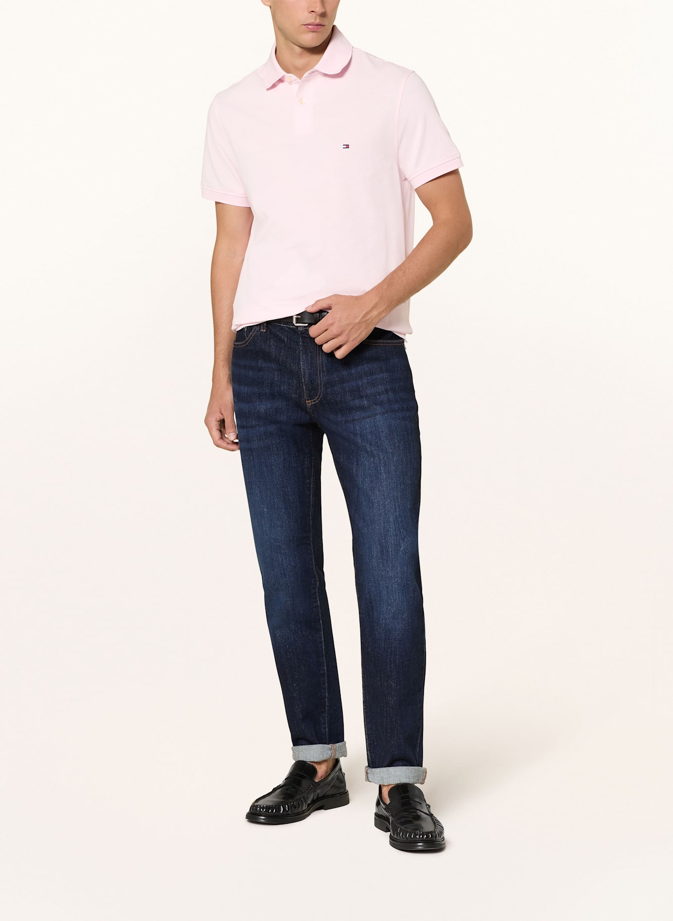 TOMMY HILFIGER Piqué-Poloshirt Regular Fit: HELLROSA