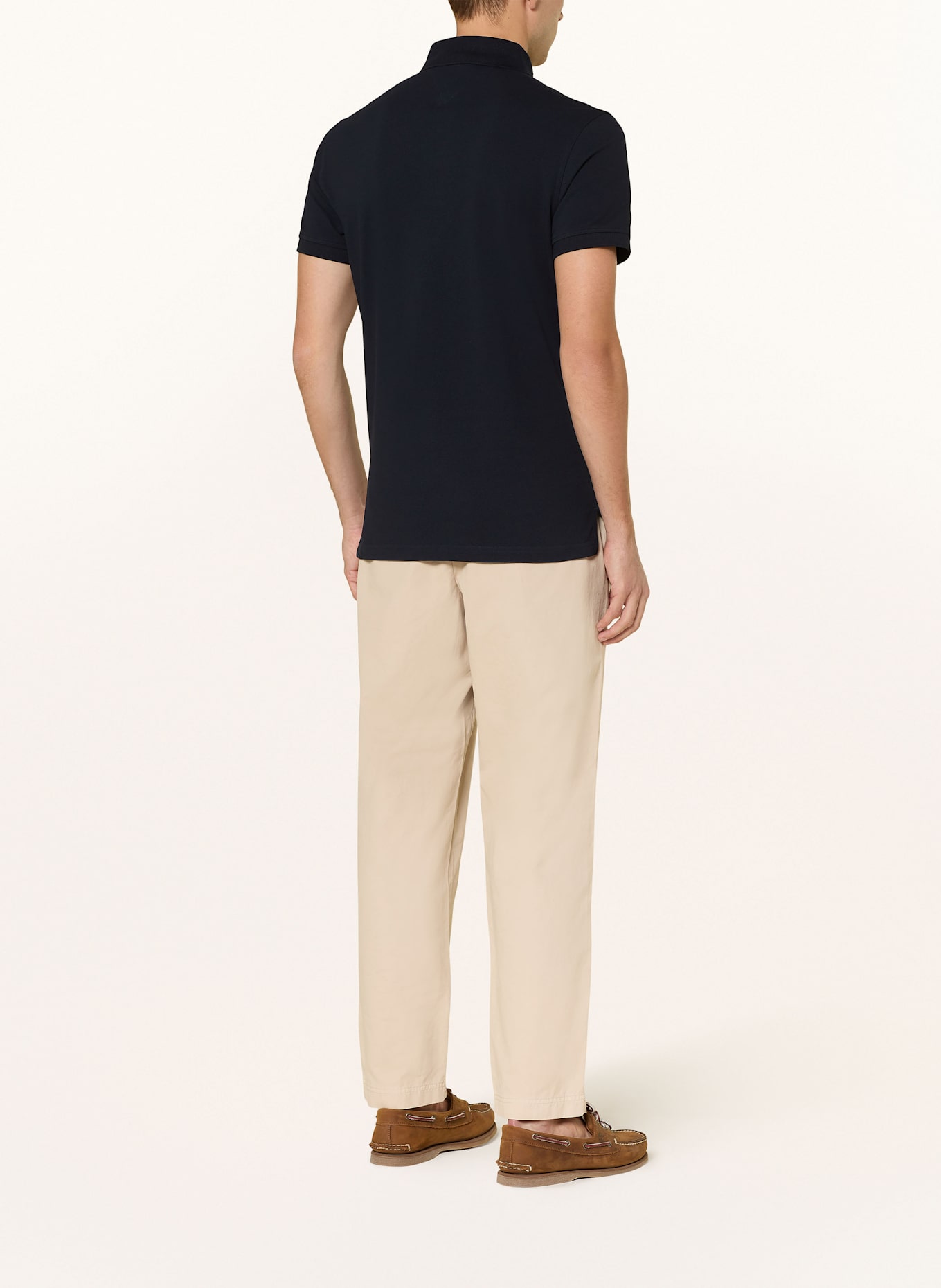 TOMMY HILFIGER Piqué-Poloshirt Slim Fit: DUNKELBLAU