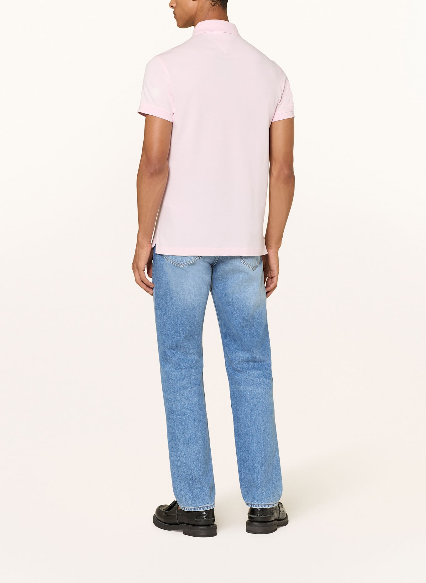 TOMMY HILFIGER Piqué-Poloshirt Slim Fit: HELLROSA