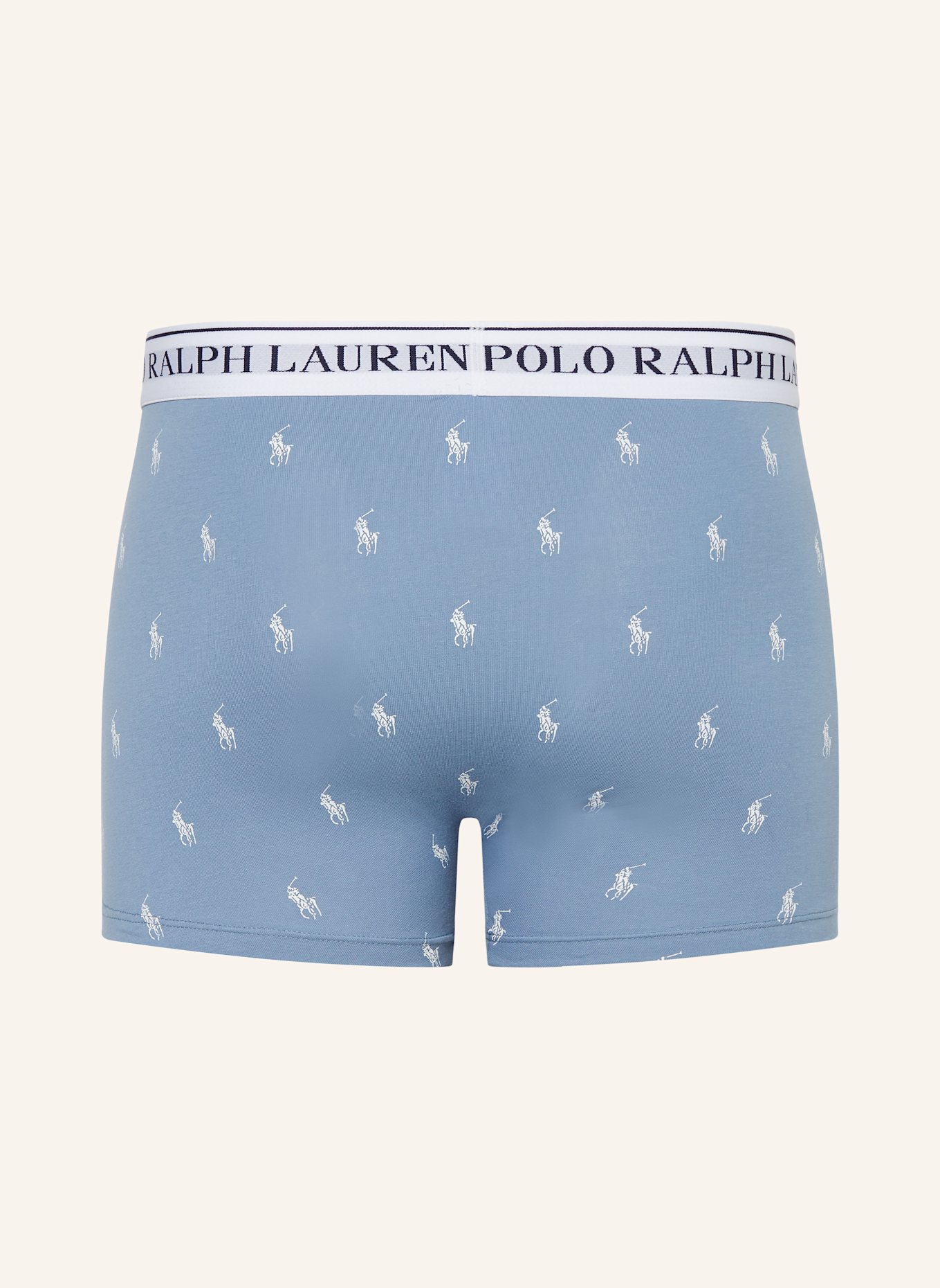 POLO RALPH LAUREN 3-pack boxer shorts: DARK BLUE / WHITE / BLUE GRAY
