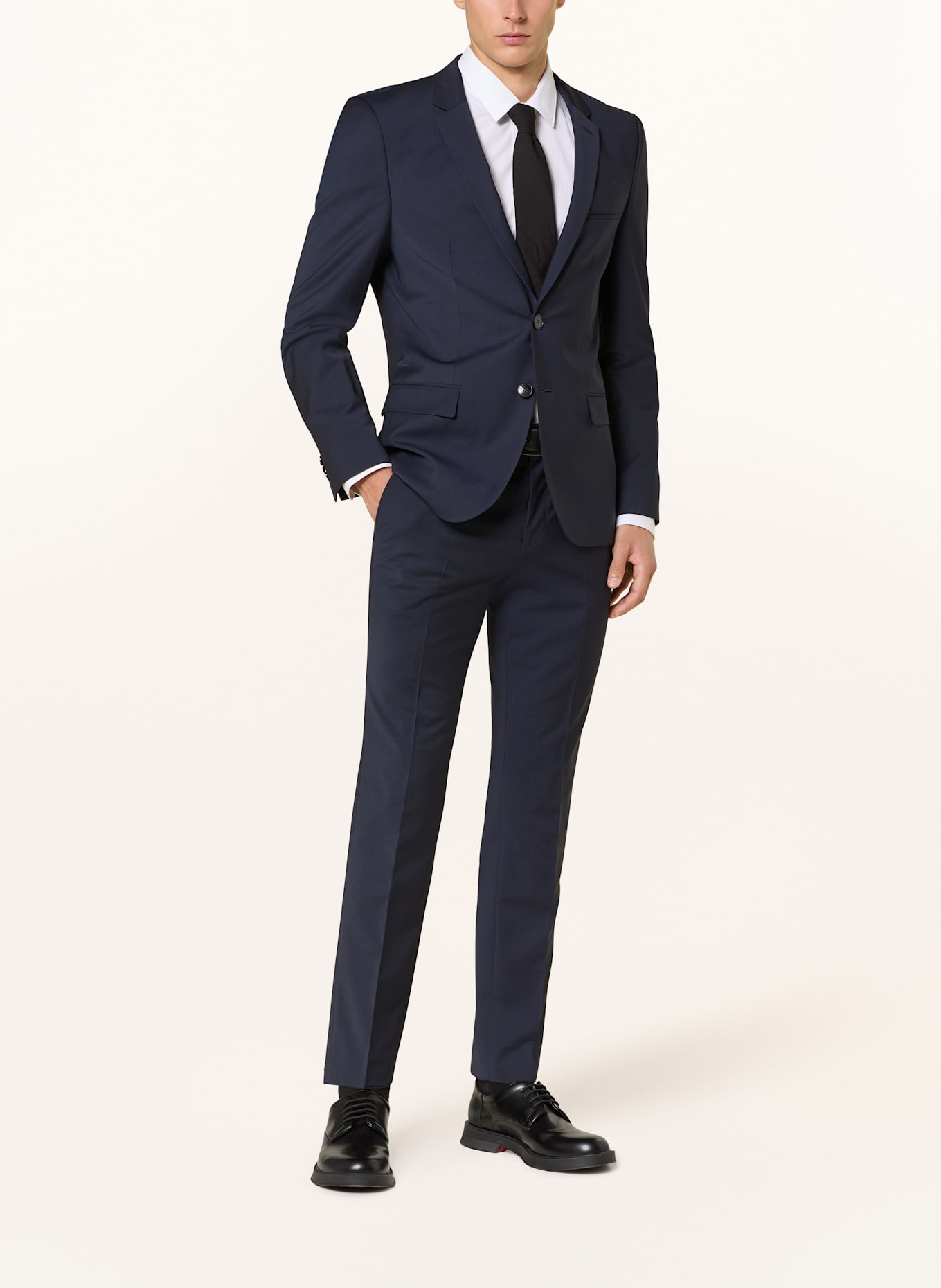 HUGO Anzughose HESTEN Extra Slim Fit: DUNKELBLAU