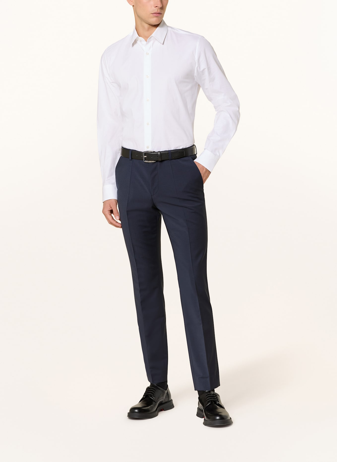 HUGO Anzughose HESTEN Extra Slim Fit: DUNKELBLAU
