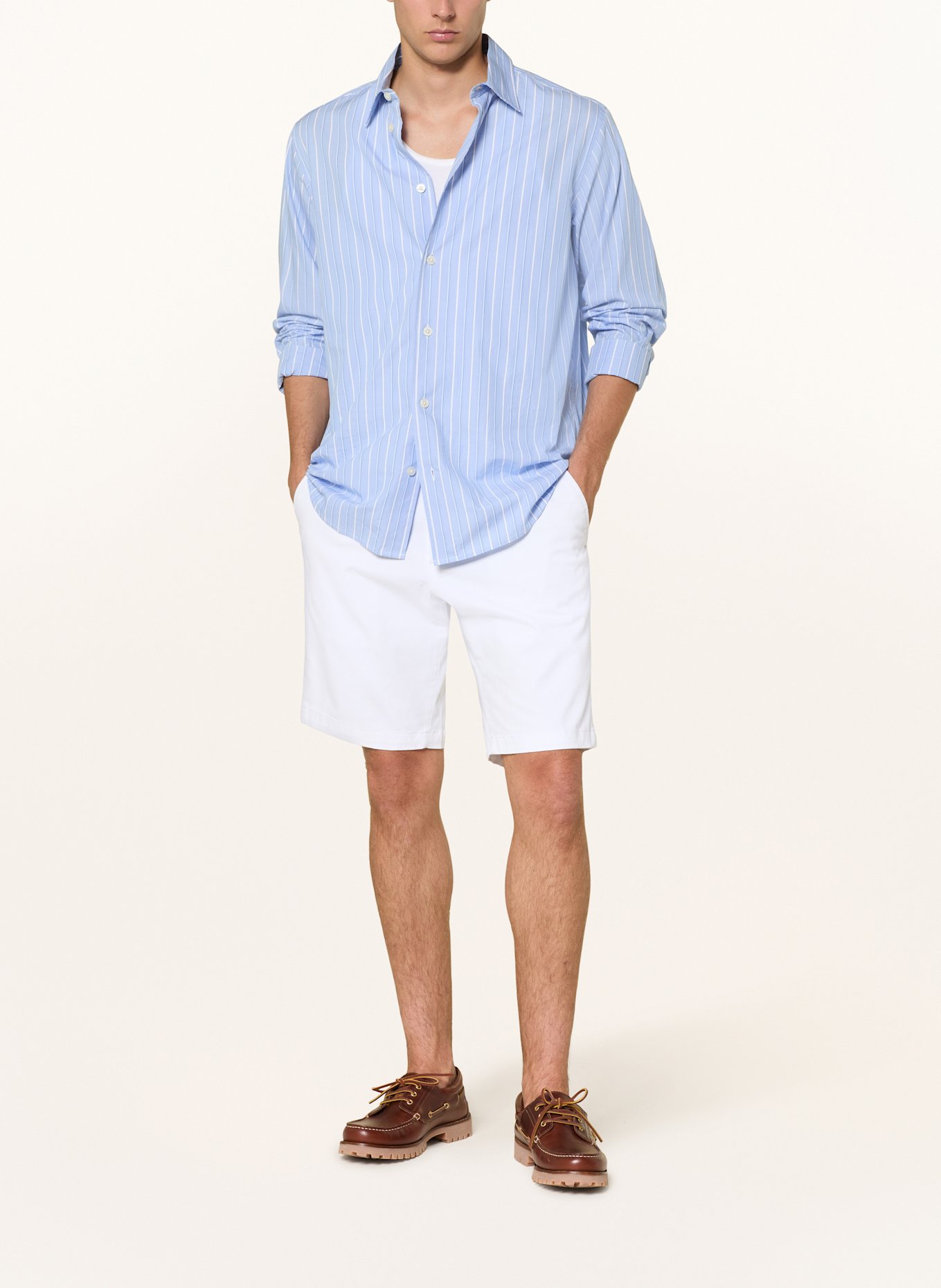 TOMMY HILFIGER Chinoshorts HARLEM Relaxed Tapered Fit: WEISS