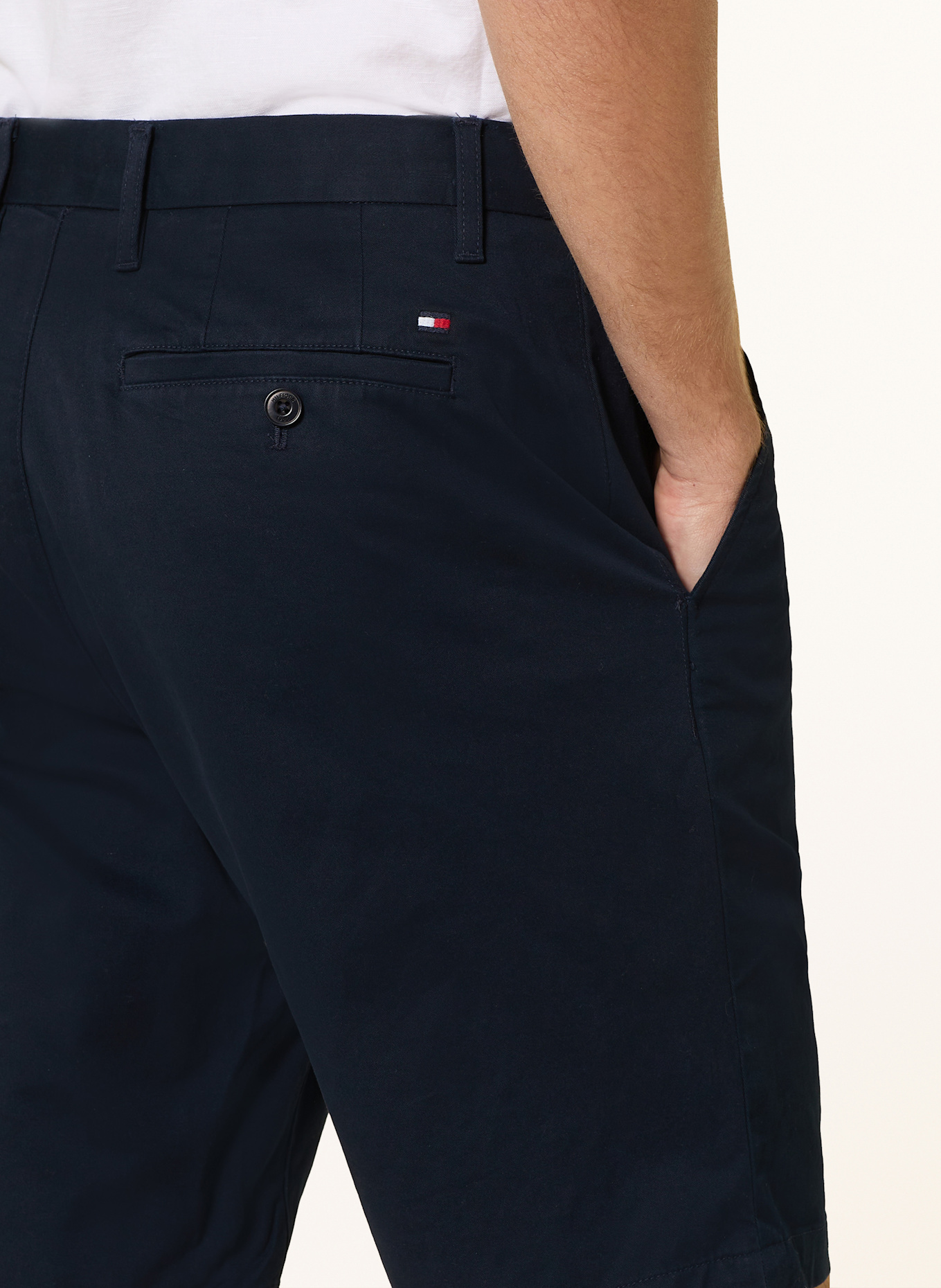 TOMMY HILFIGER Chinoshorts HARLEM Relaxed Tapered Fit: DUNKELBLAU