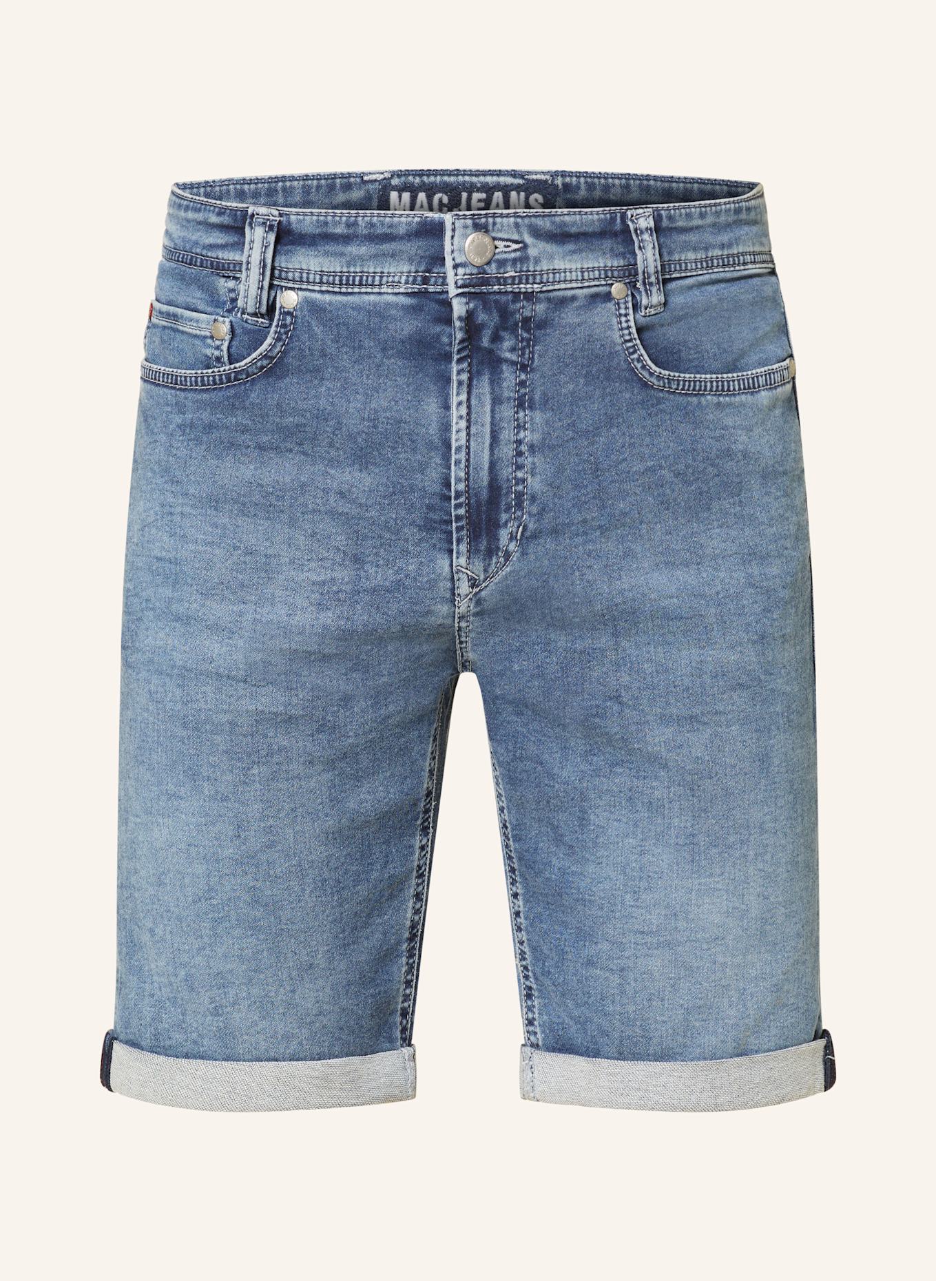 MAC Jeansshorts: H233 light authentic blue