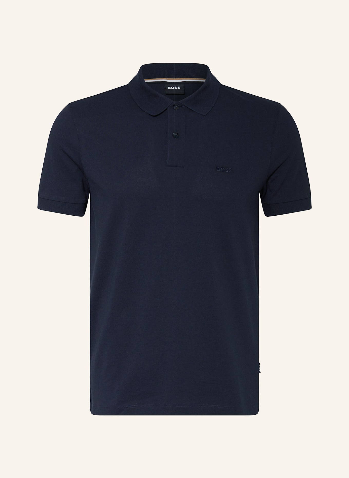 BOSS Piqué-Poloshirt PALLAS Regular Fit: DUNKELBLAU
