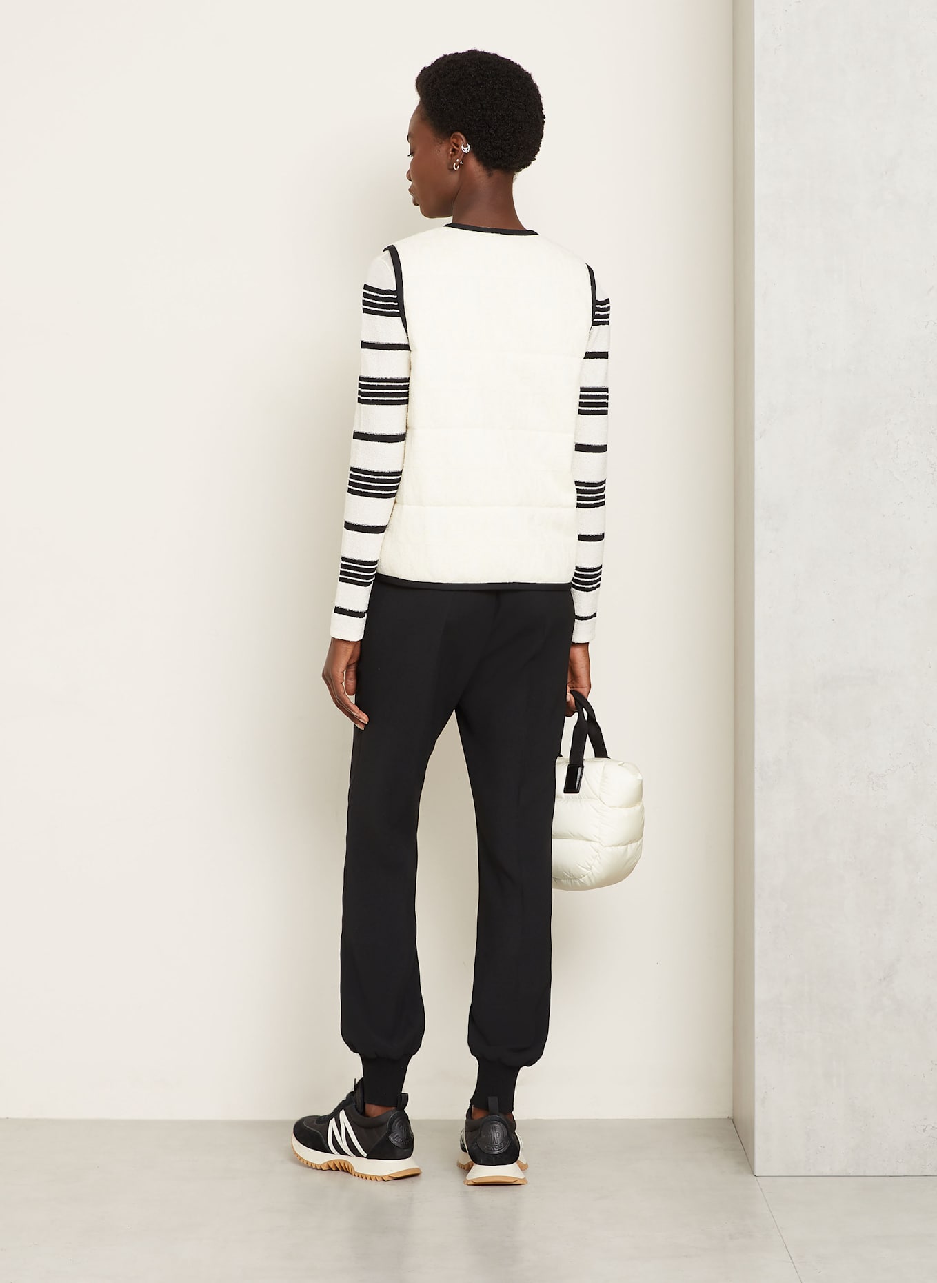 MONCLER Trousers in jogger style : BLACK