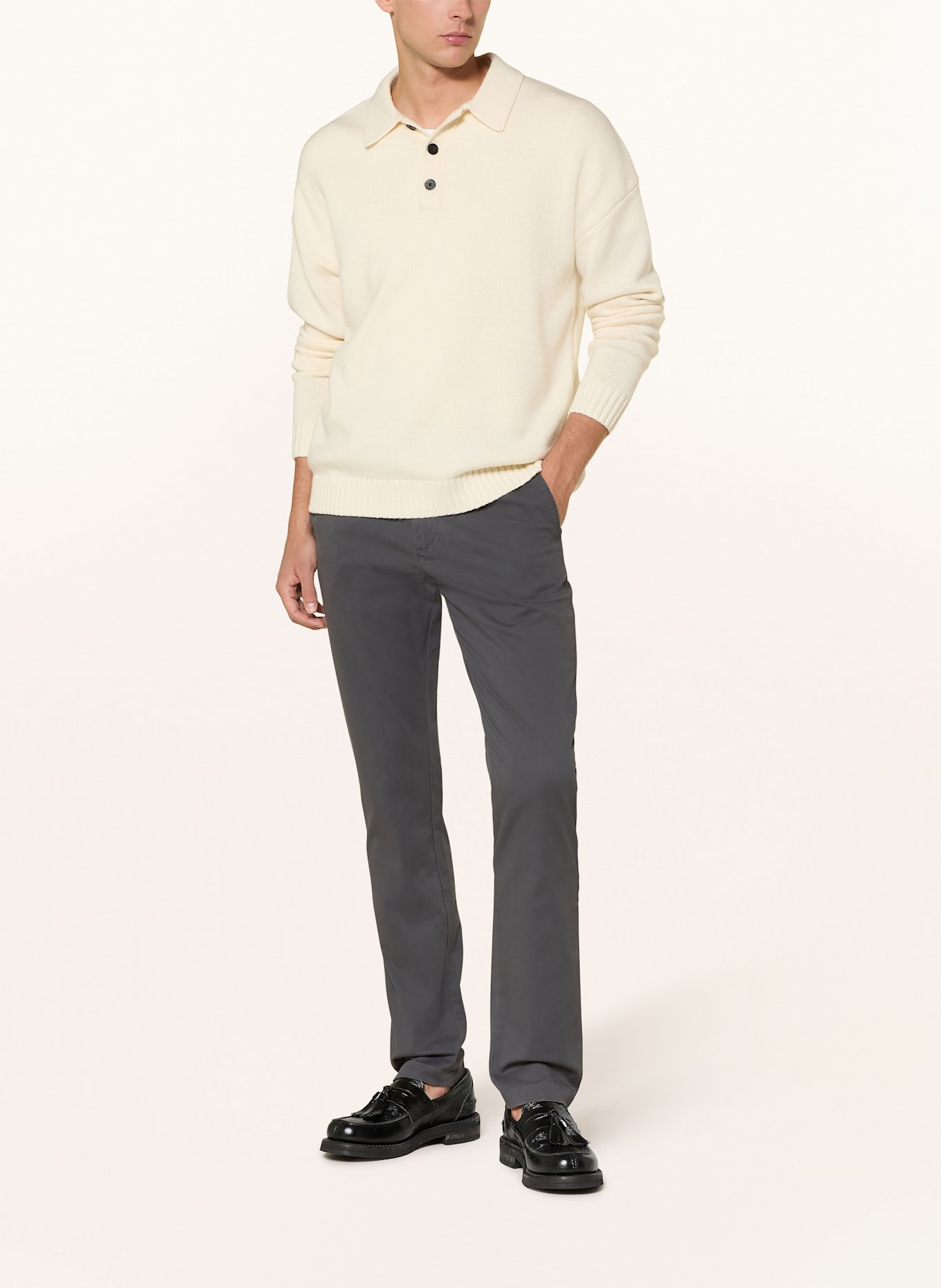 TOMMY HILFIGER Chino 1985 THFLEX: GRAU