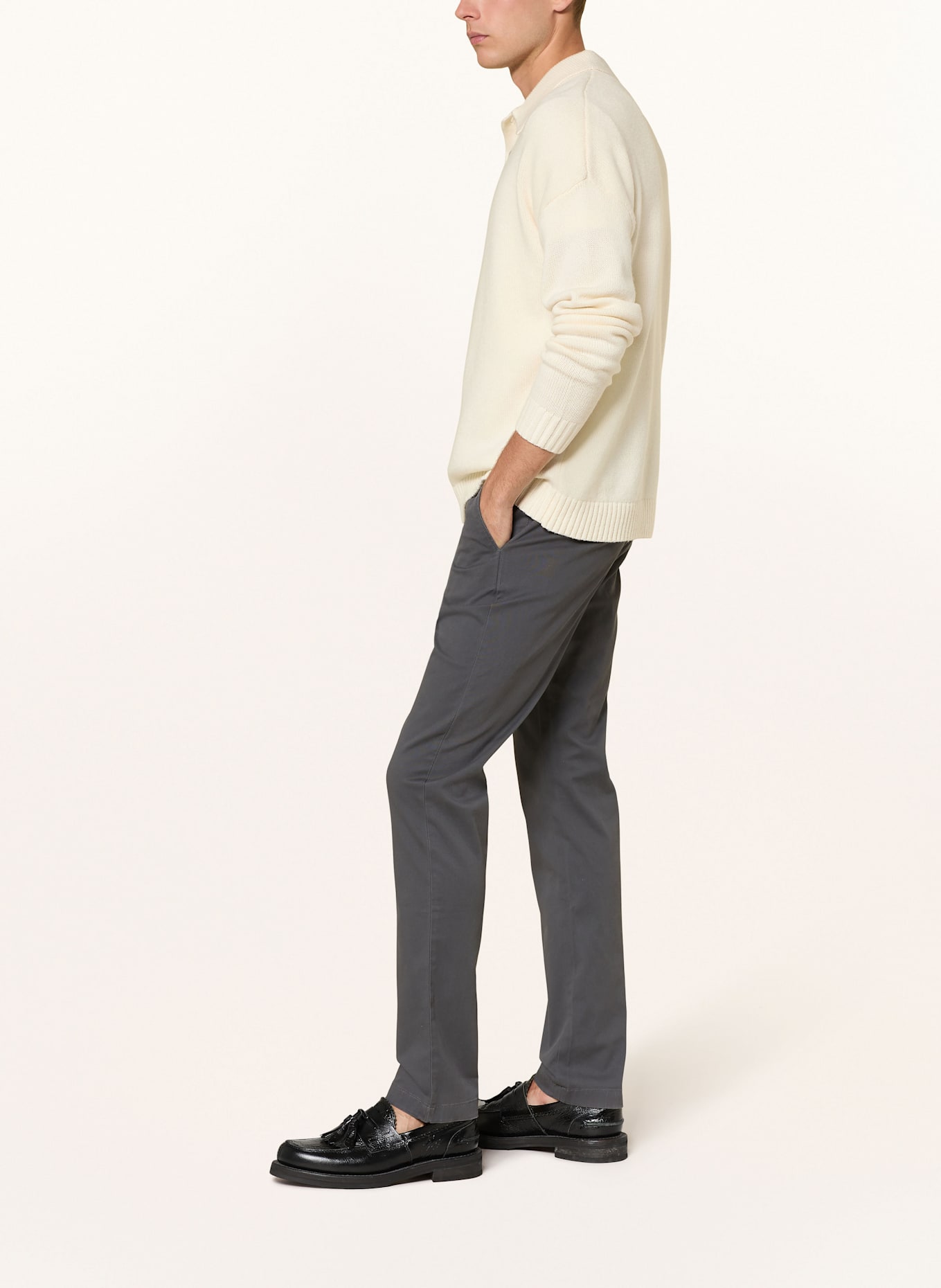 TOMMY HILFIGER Chino 1985 THFLEX: GRAU