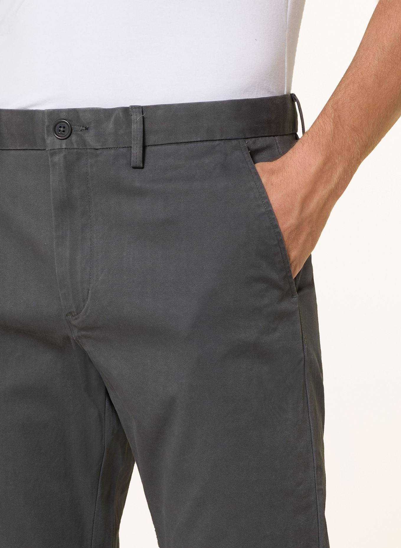 TOMMY HILFIGER Chino 1985 THFLEX: GRAU