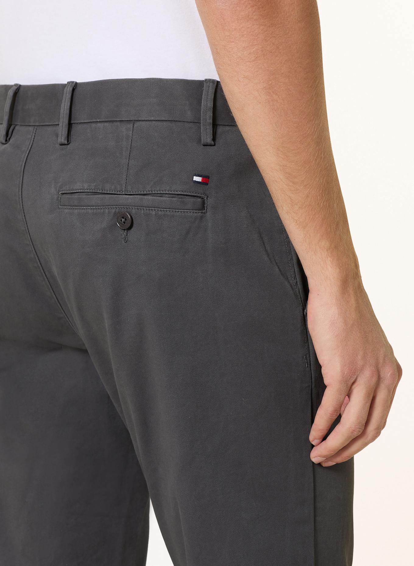 TOMMY HILFIGER Chino 1985 THFLEX: GRAU