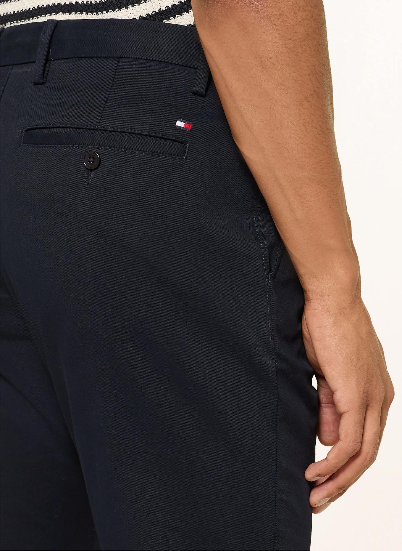 TOMMY HILFIGER Chino 1985 THFLEX: DUNKELBLAU