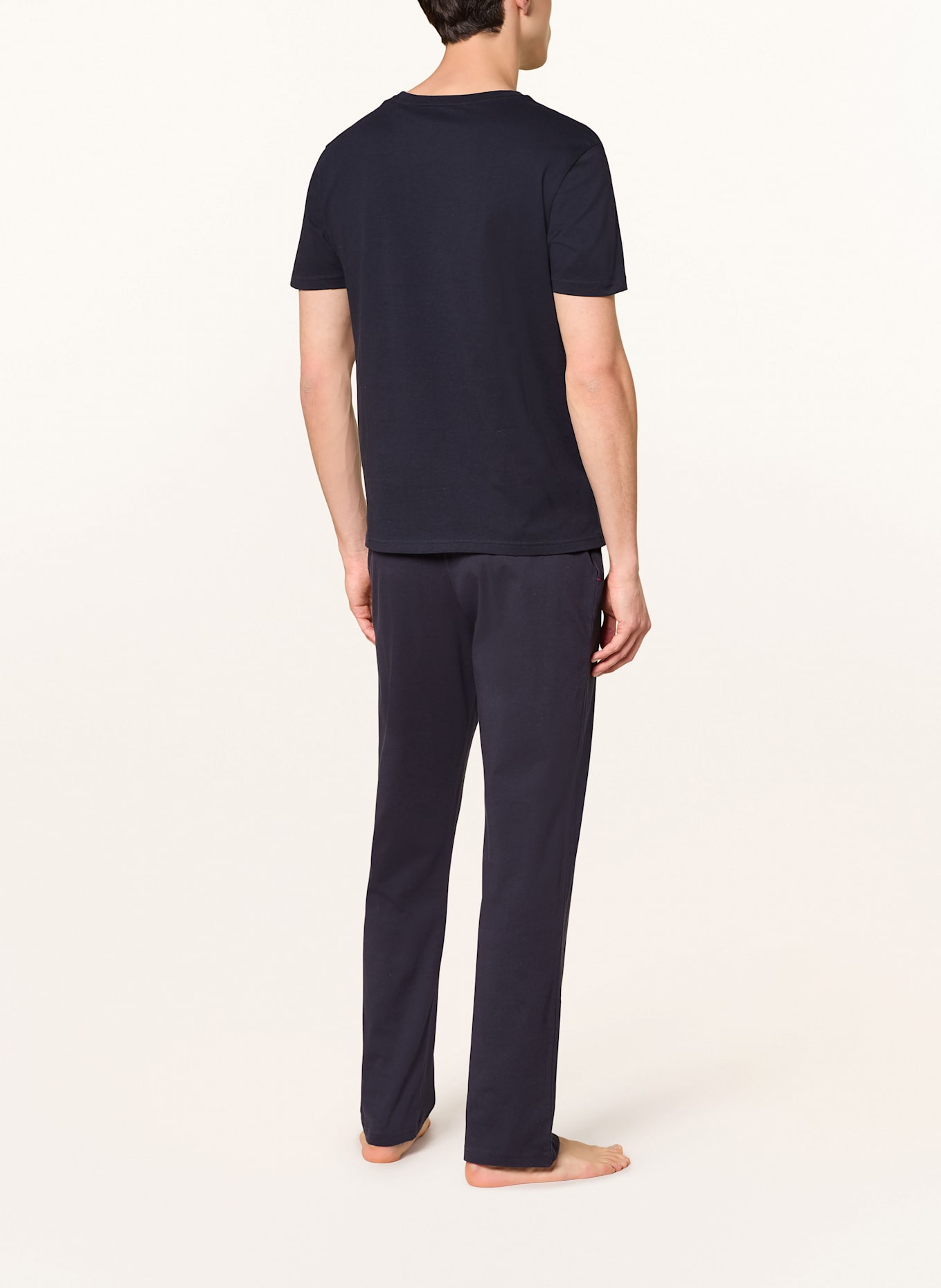 TOMMY HILFIGER Schlafshirt: DUNKELBLAU