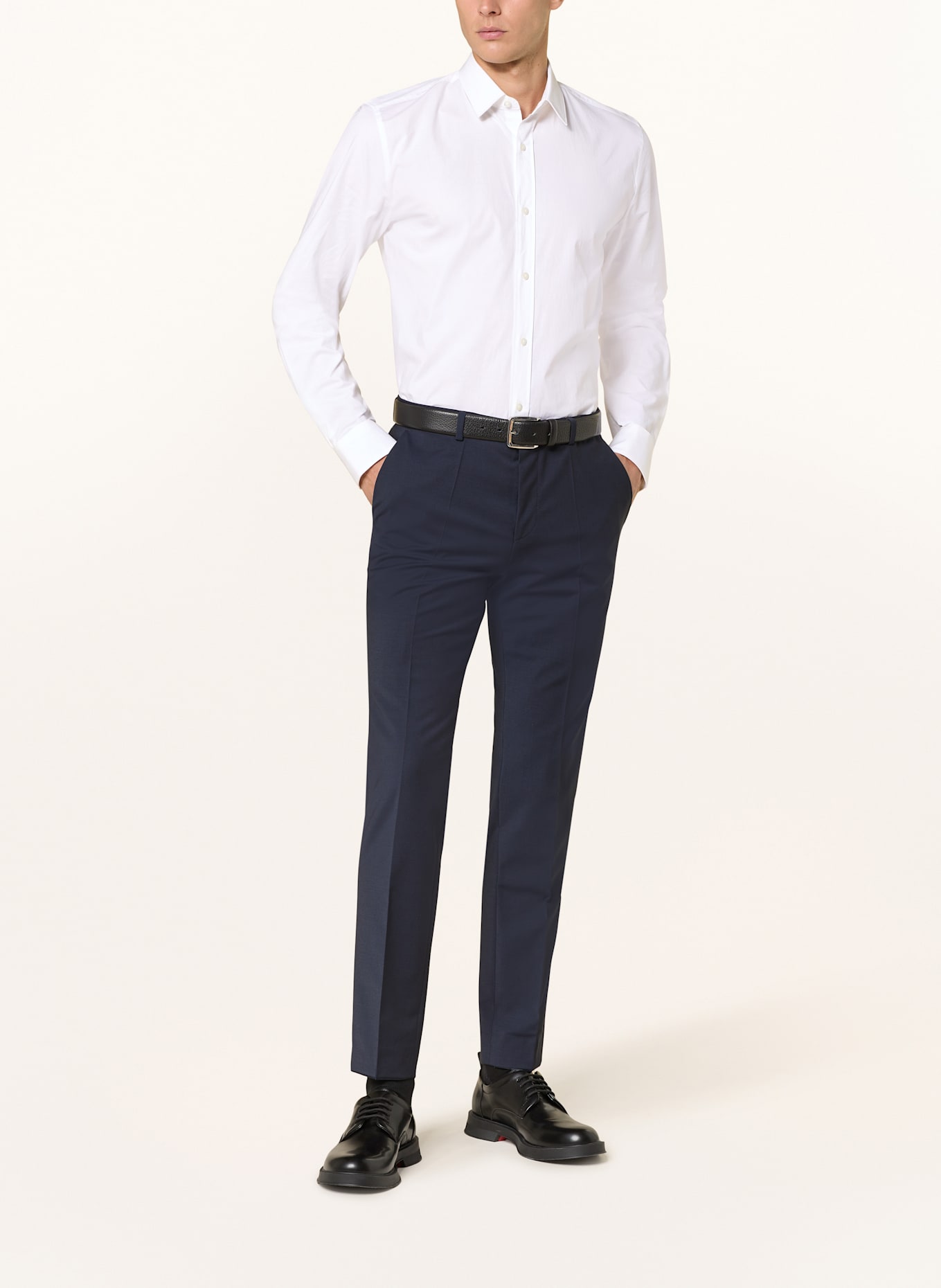 HUGO Hemd ELISHA Extra Slim Fit: WEISS