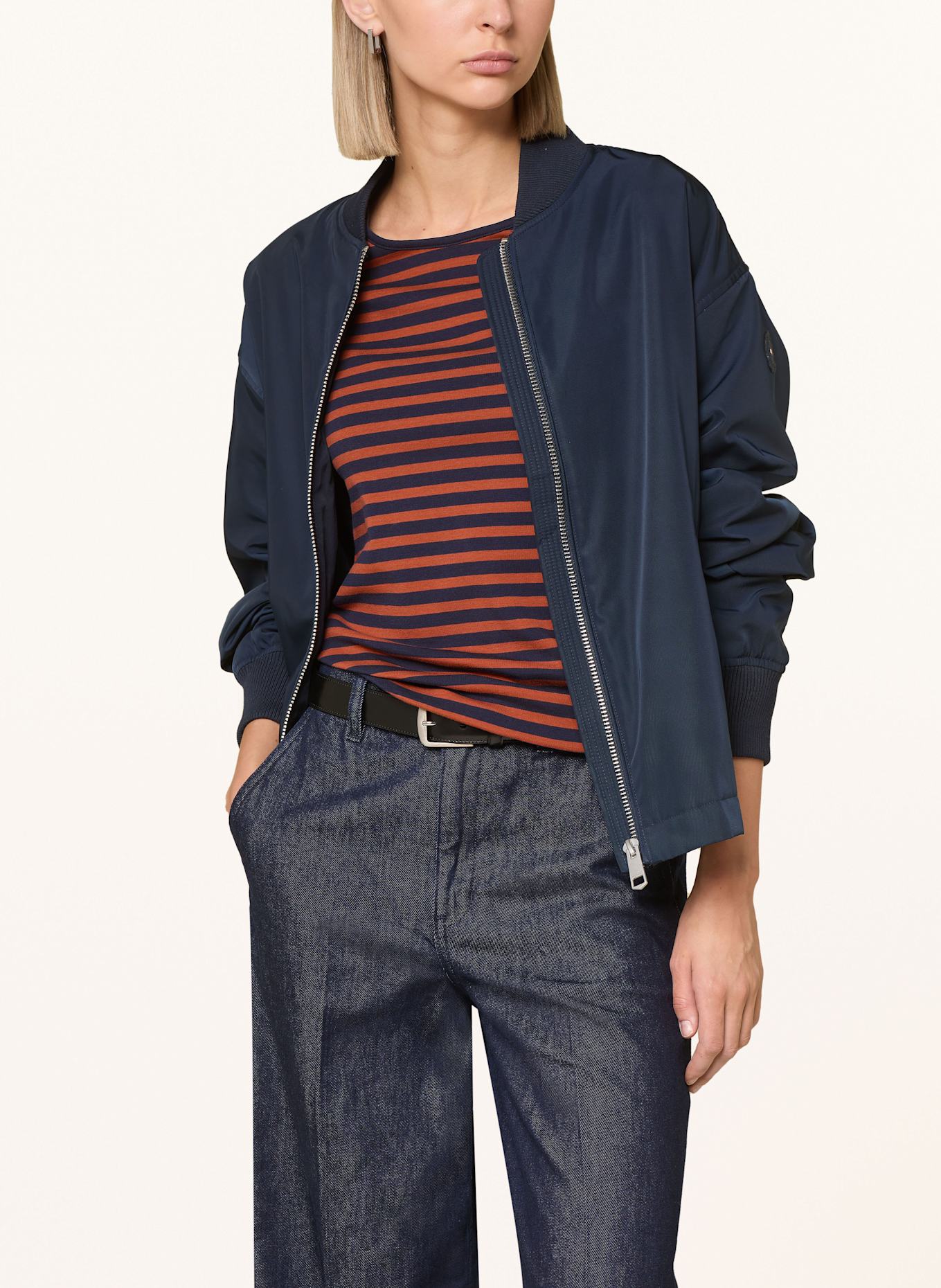 GANT Longsleeve: DUNKELBLAU/ ROT
