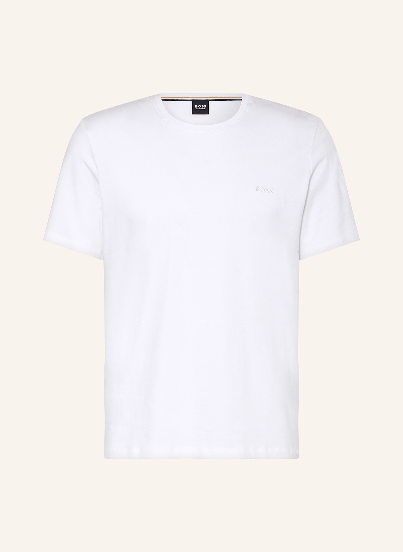 BOSS Pajama shirt: WHITE