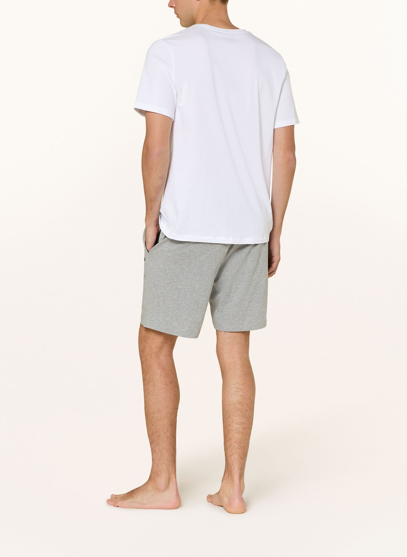 BOSS Pajama shirt: WHITE