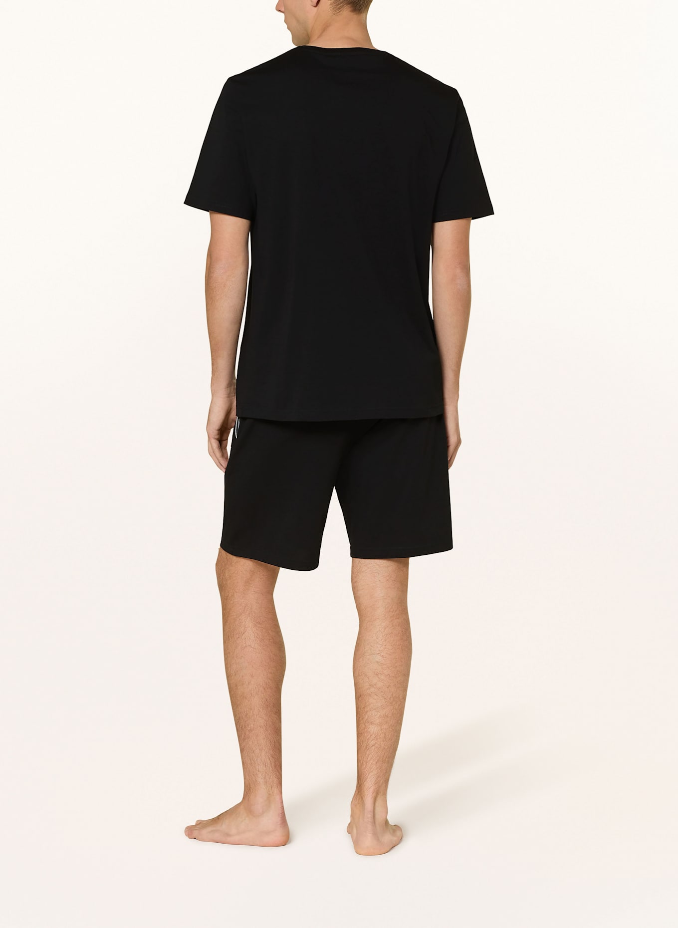 BOSS Schlafshirt: SCHWARZ