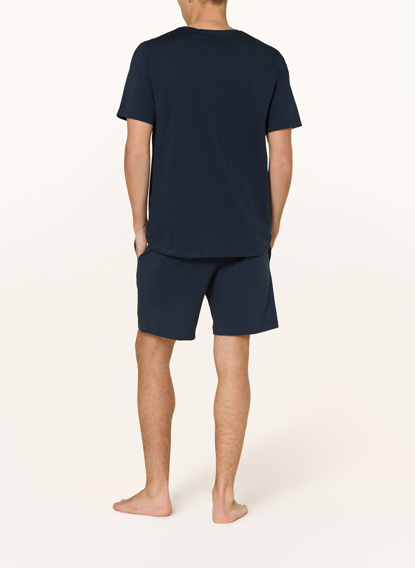 BOSS Schlafshirt: DUNKELBLAU