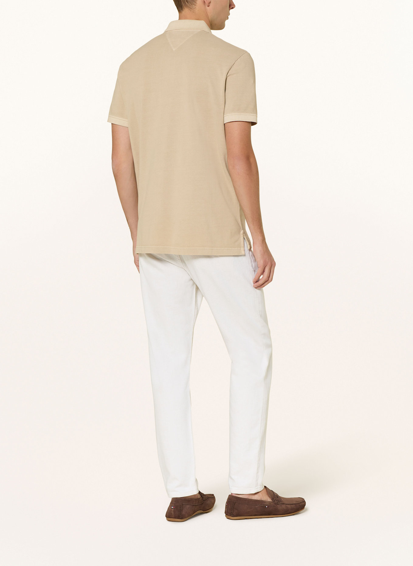 TOMMY HILFIGER Piqué-Poloshirt Regular Fit: BEIGE