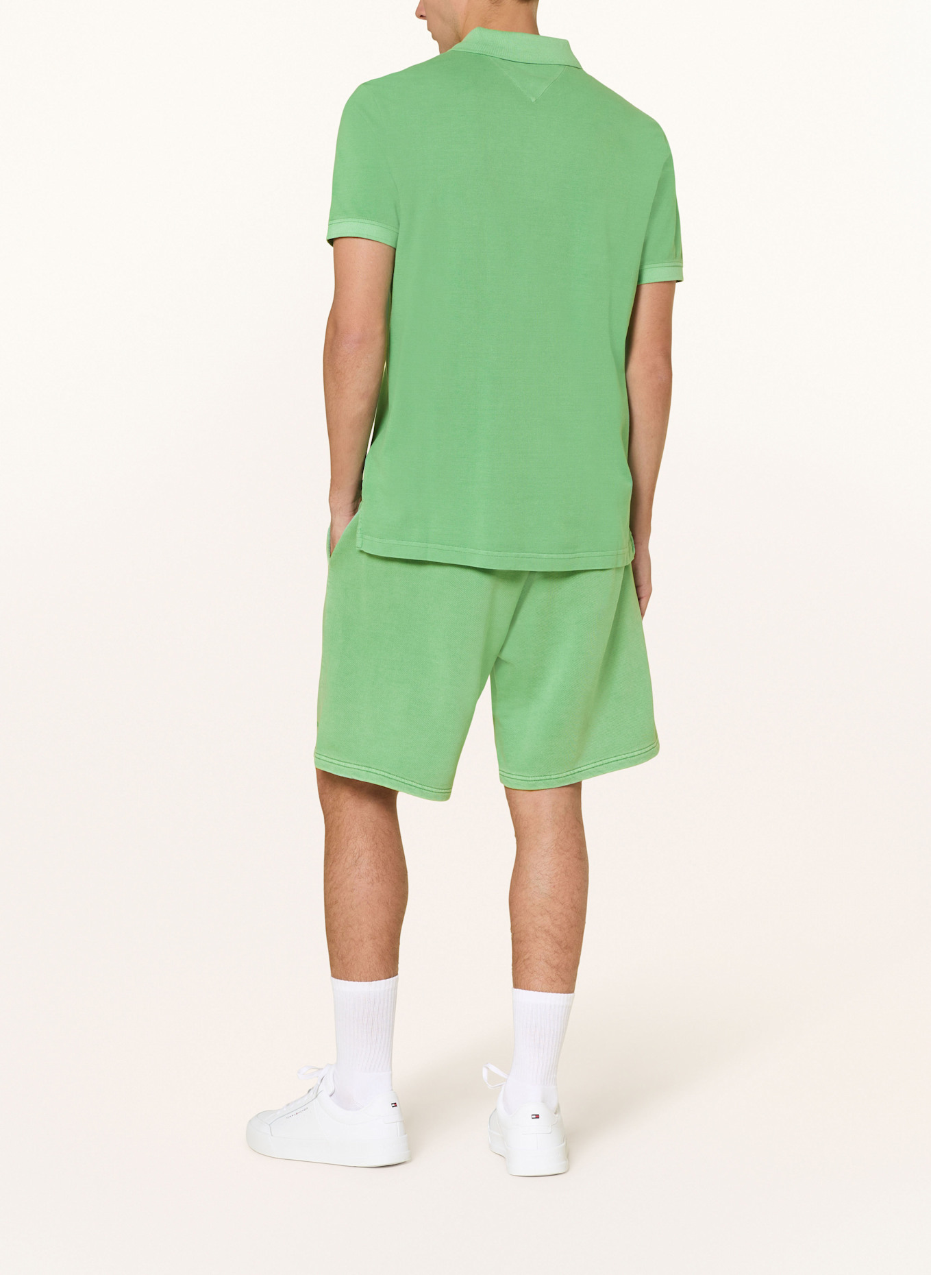 TOMMY HILFIGER Piqué-Poloshirt Regular Fit: GRÜN
