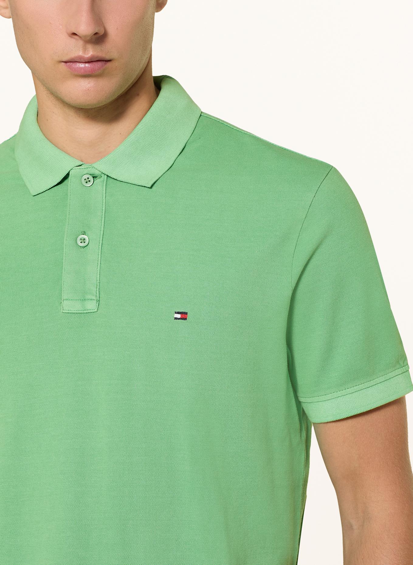 TOMMY HILFIGER Piqué-Poloshirt Regular Fit: GRÜN