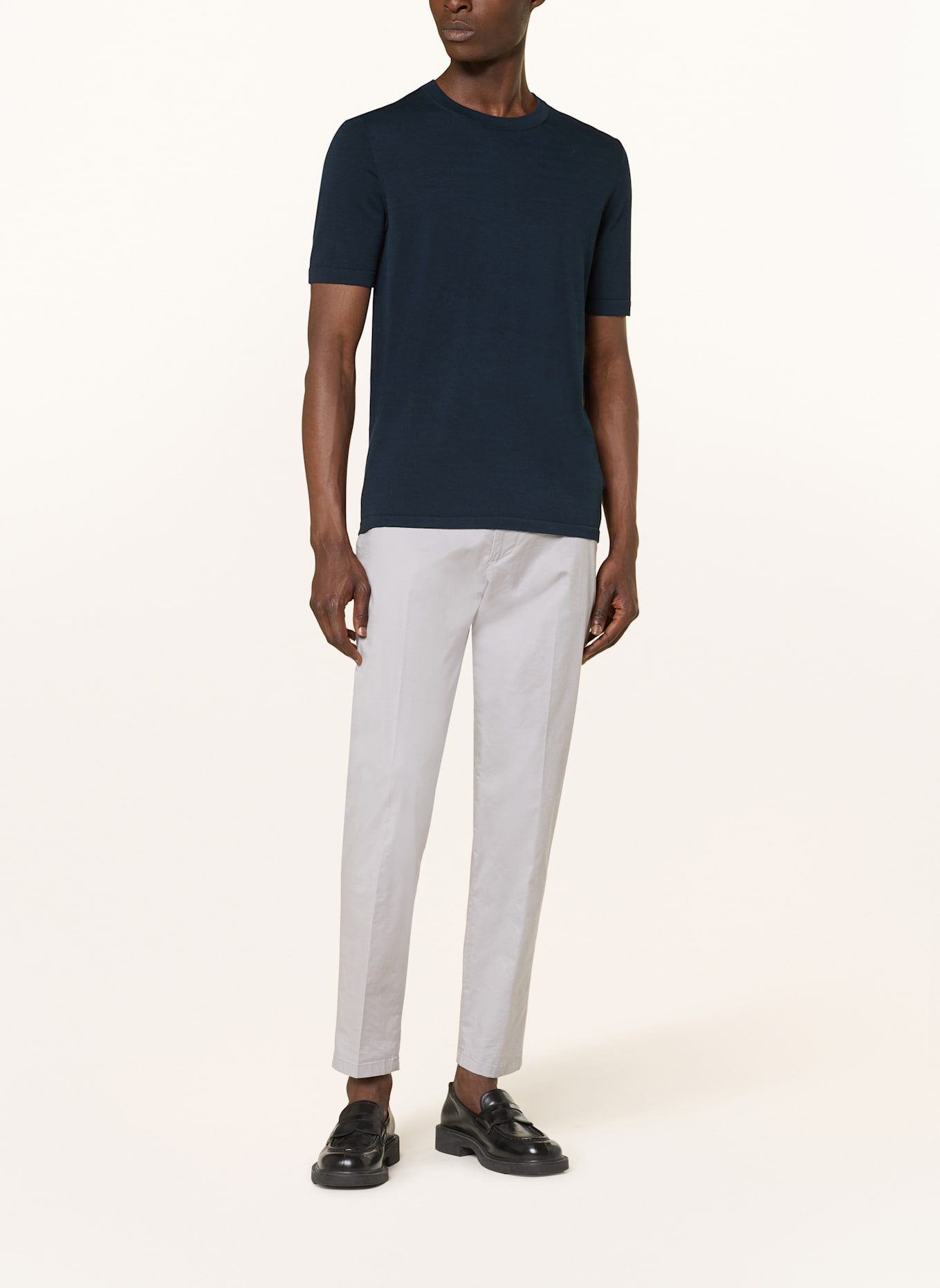 DRYKORN Strickshirt VALENTIN: DUNKELBLAU