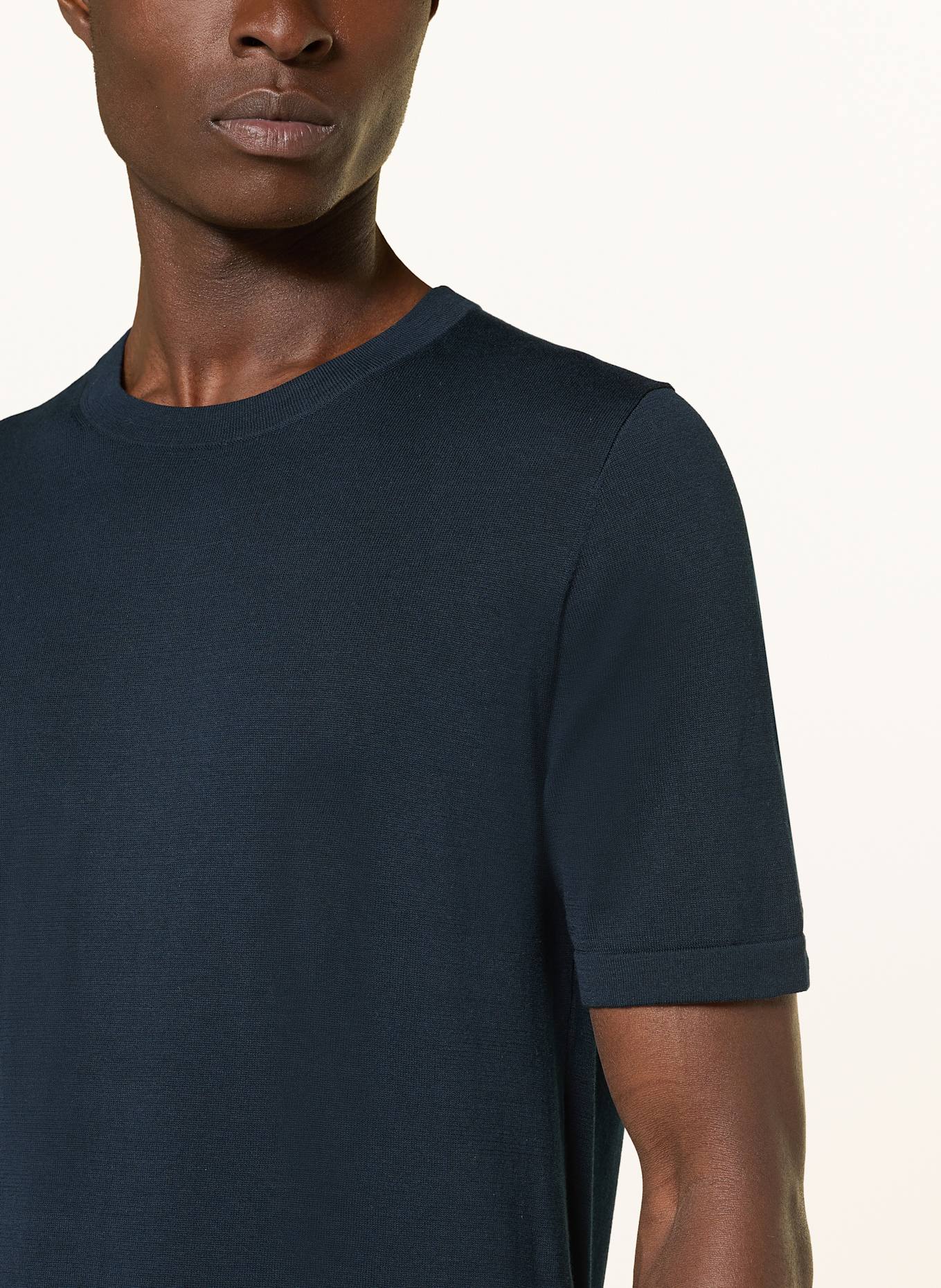 DRYKORN Strickshirt VALENTIN: DUNKELBLAU