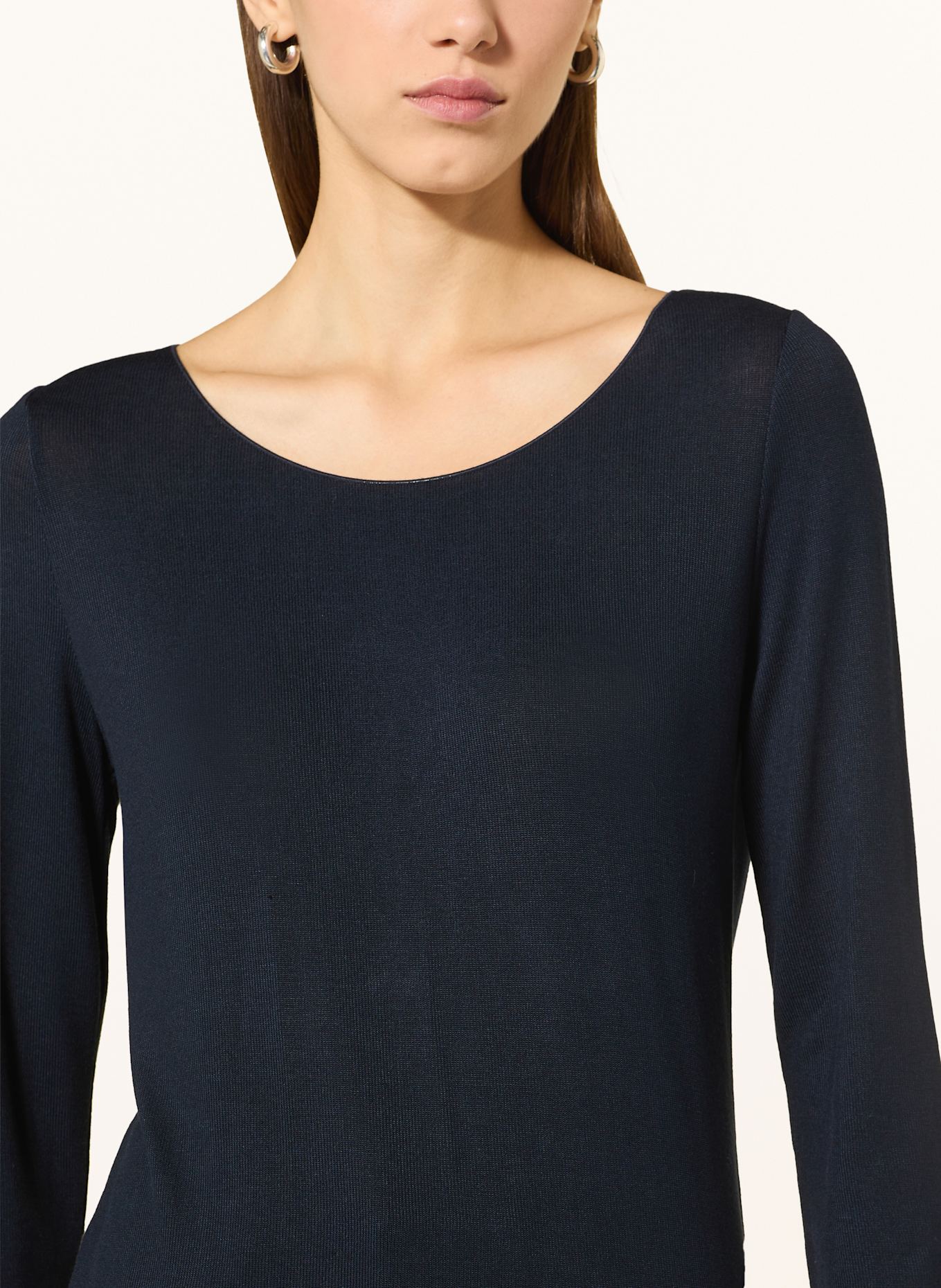 someday Pullover KIROSA mit 3/4-Arm: DUNKELBLAU