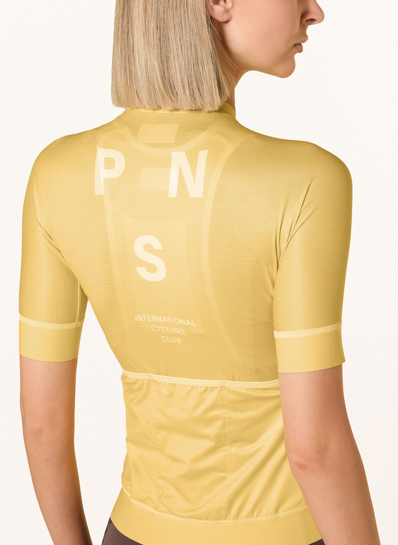 PAS NORMAL STUDIOS Koszulka rowerowa MECHANISM: JASNOŻÓŁTY