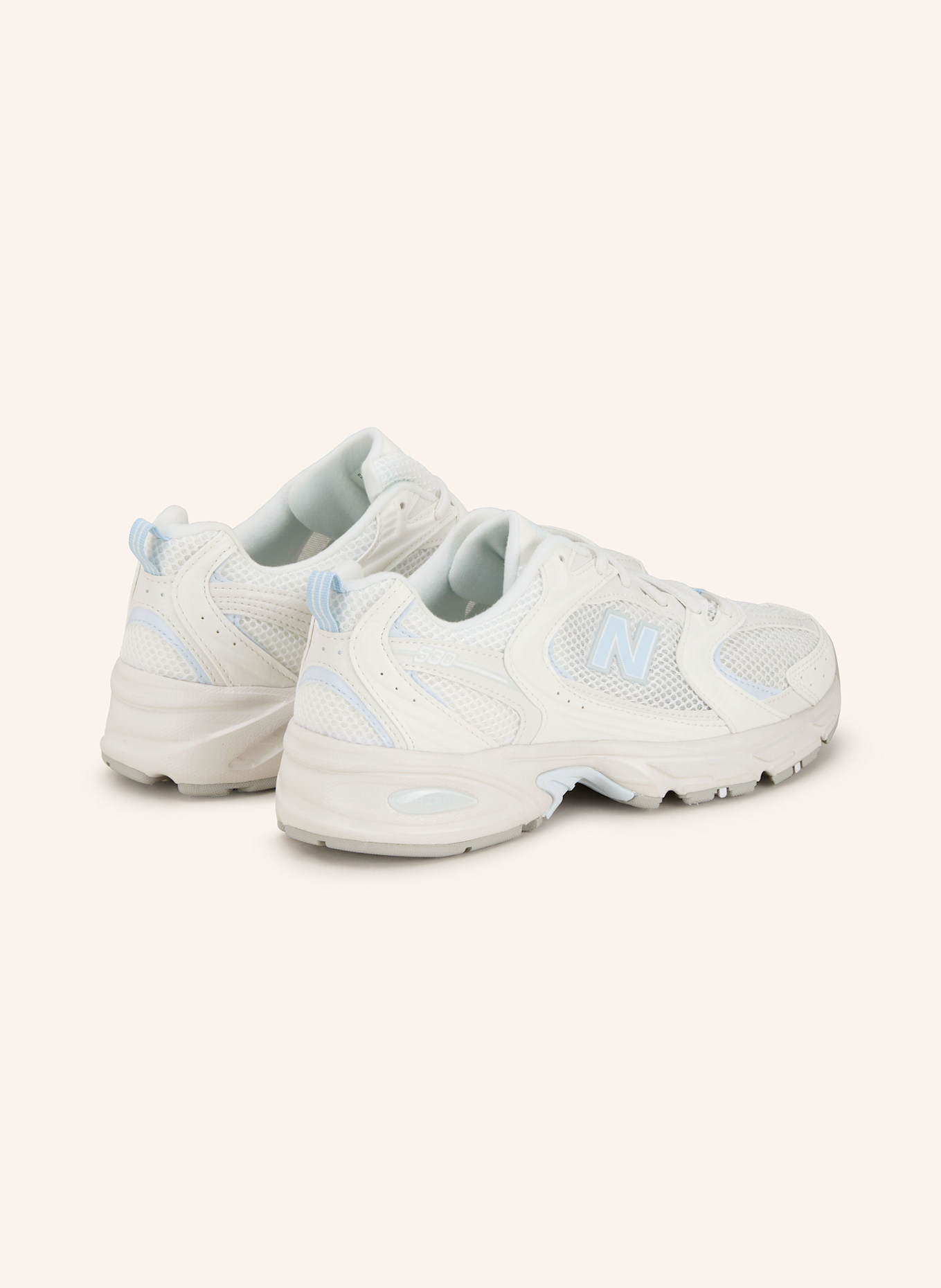 new balance Sneaker 530: WEISS/ HELLBLAU