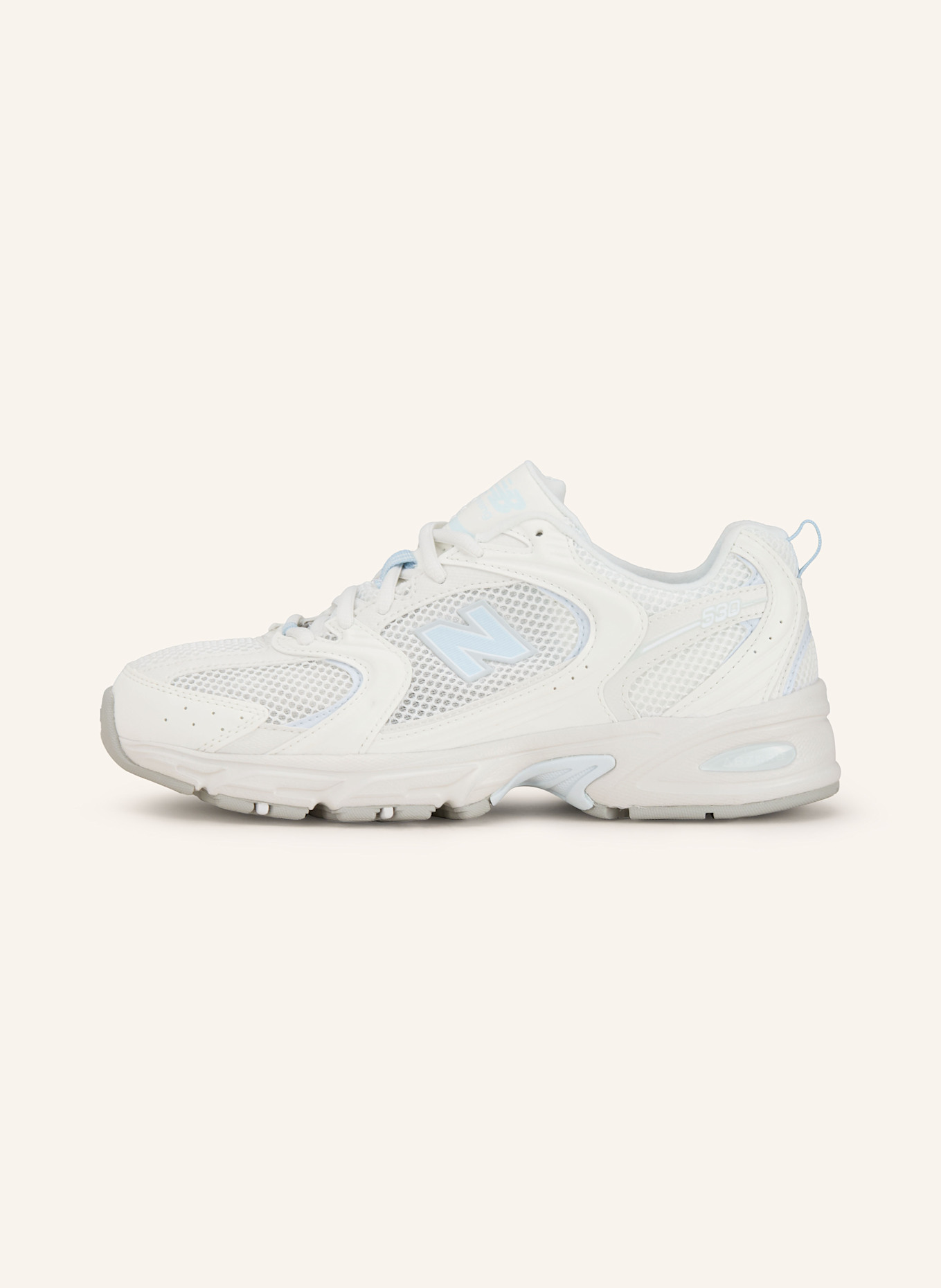 new balance Sneaker 530: WEISS/ HELLBLAU