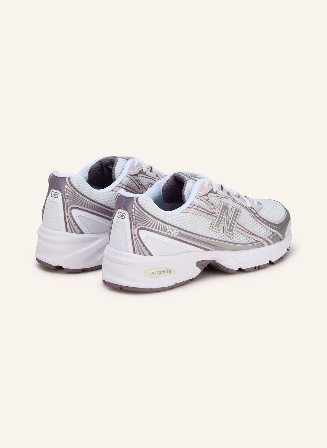 new balance Sneaker 740: WEISS/ ROSA/ ALTROSA