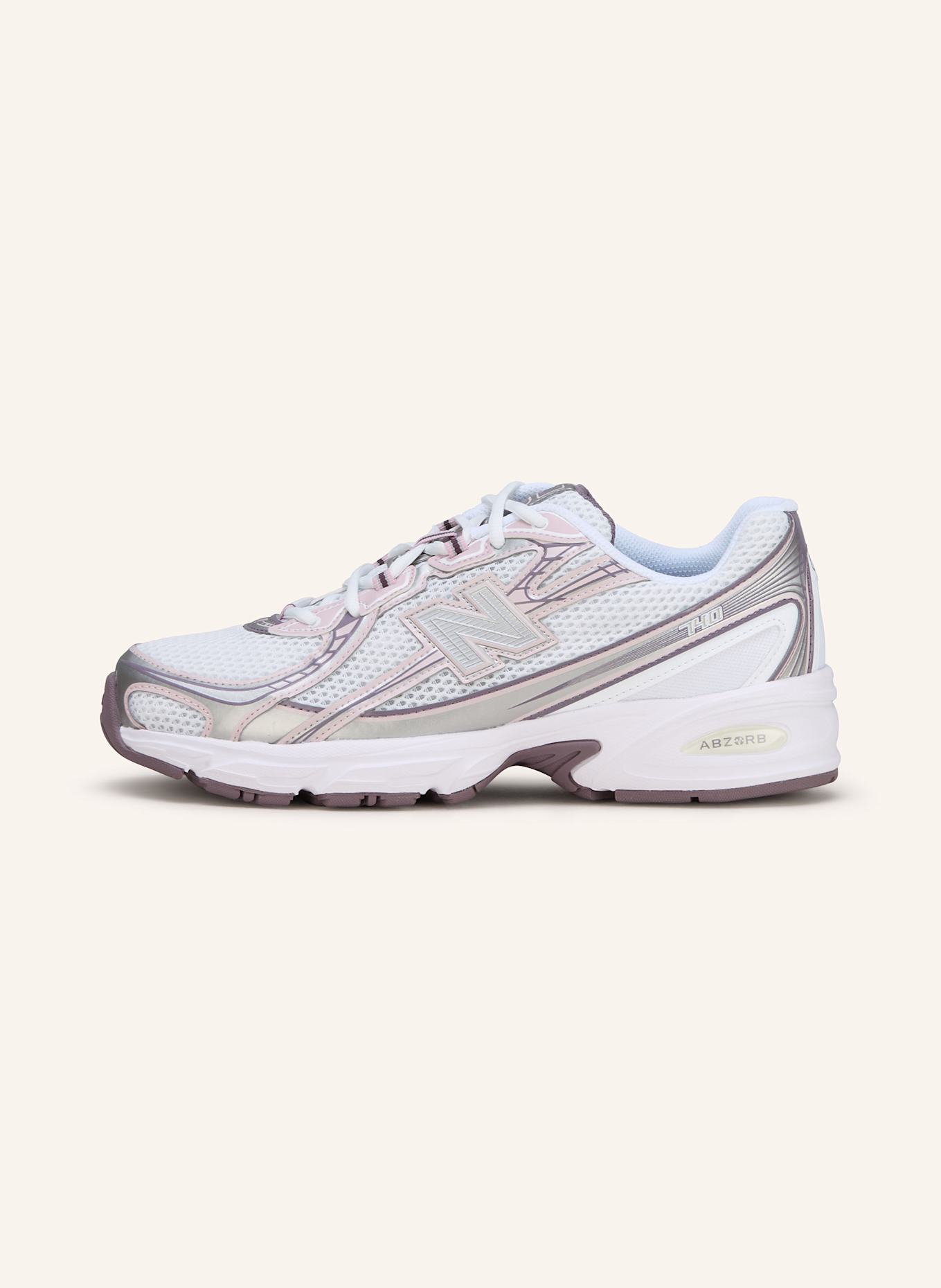 new balance Sneaker 740: WEISS/ ROSA/ ALTROSA