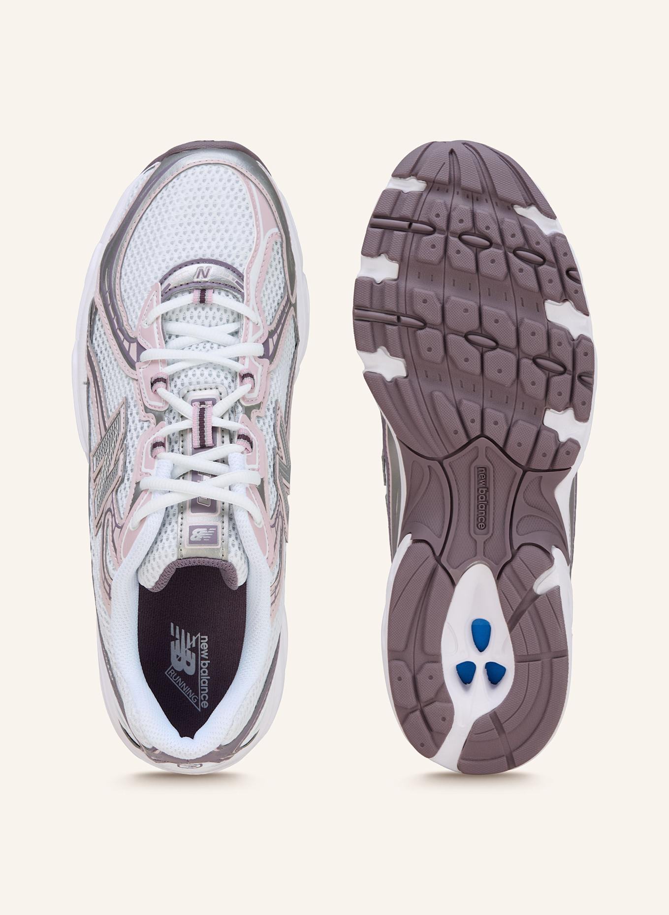 new balance Sneaker 740: WEISS/ ROSA/ ALTROSA